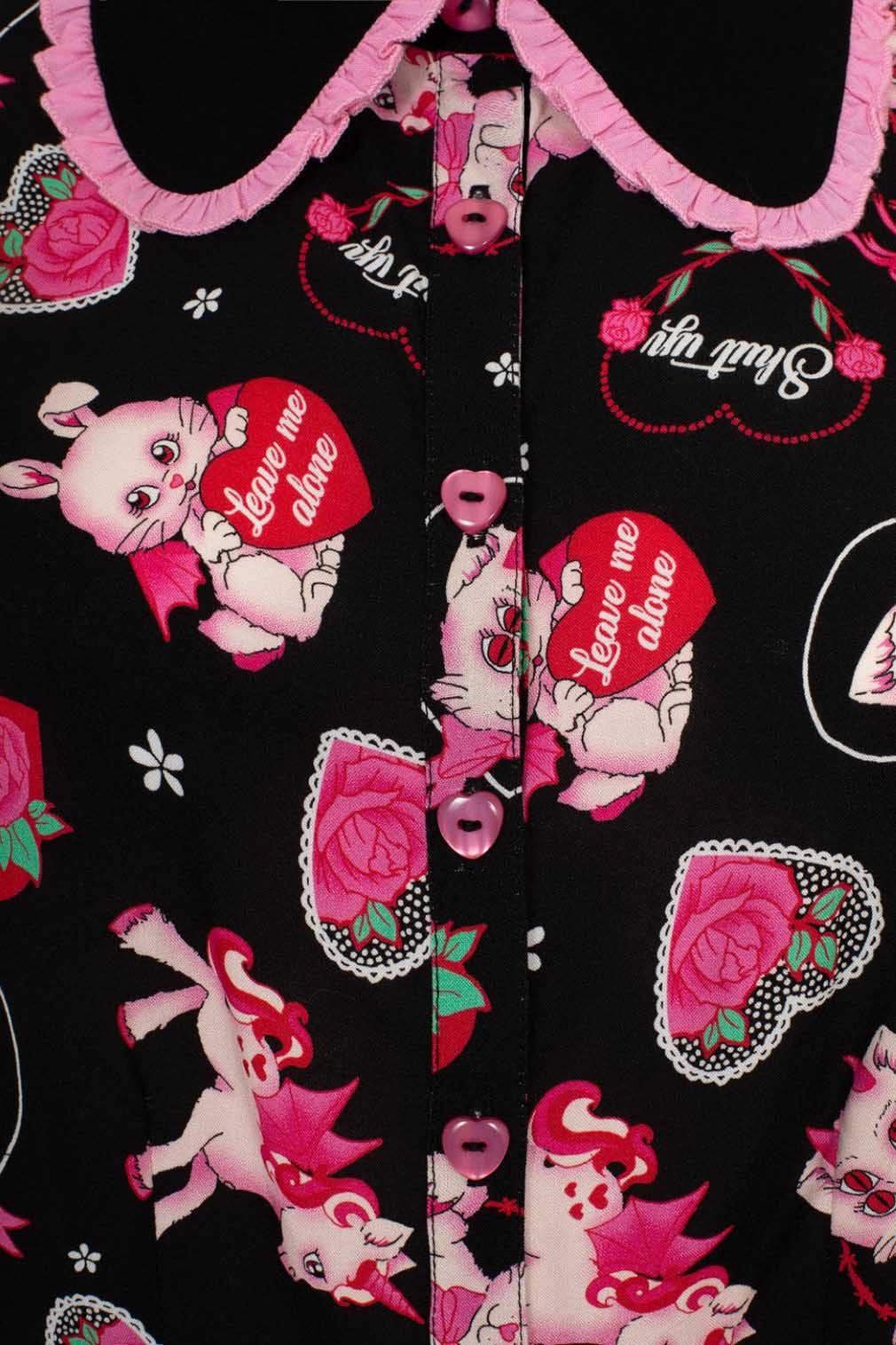 Hell Bunny Blusenshirt Not Into You