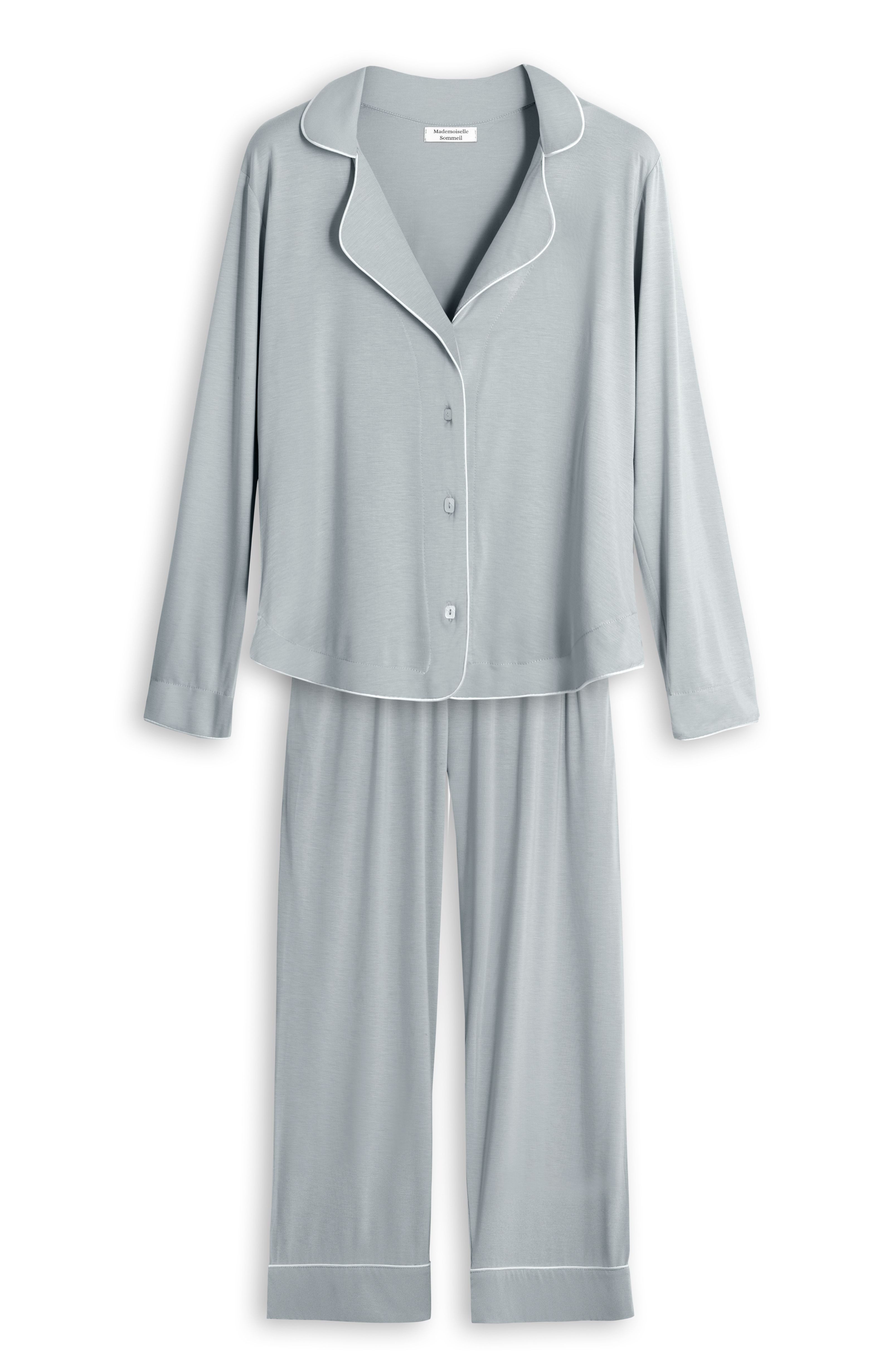 Mademoiselle Sommeil Pyjama Damen Schlafanzug aus EcoVero™ Viskose in Sage günstig online kaufen