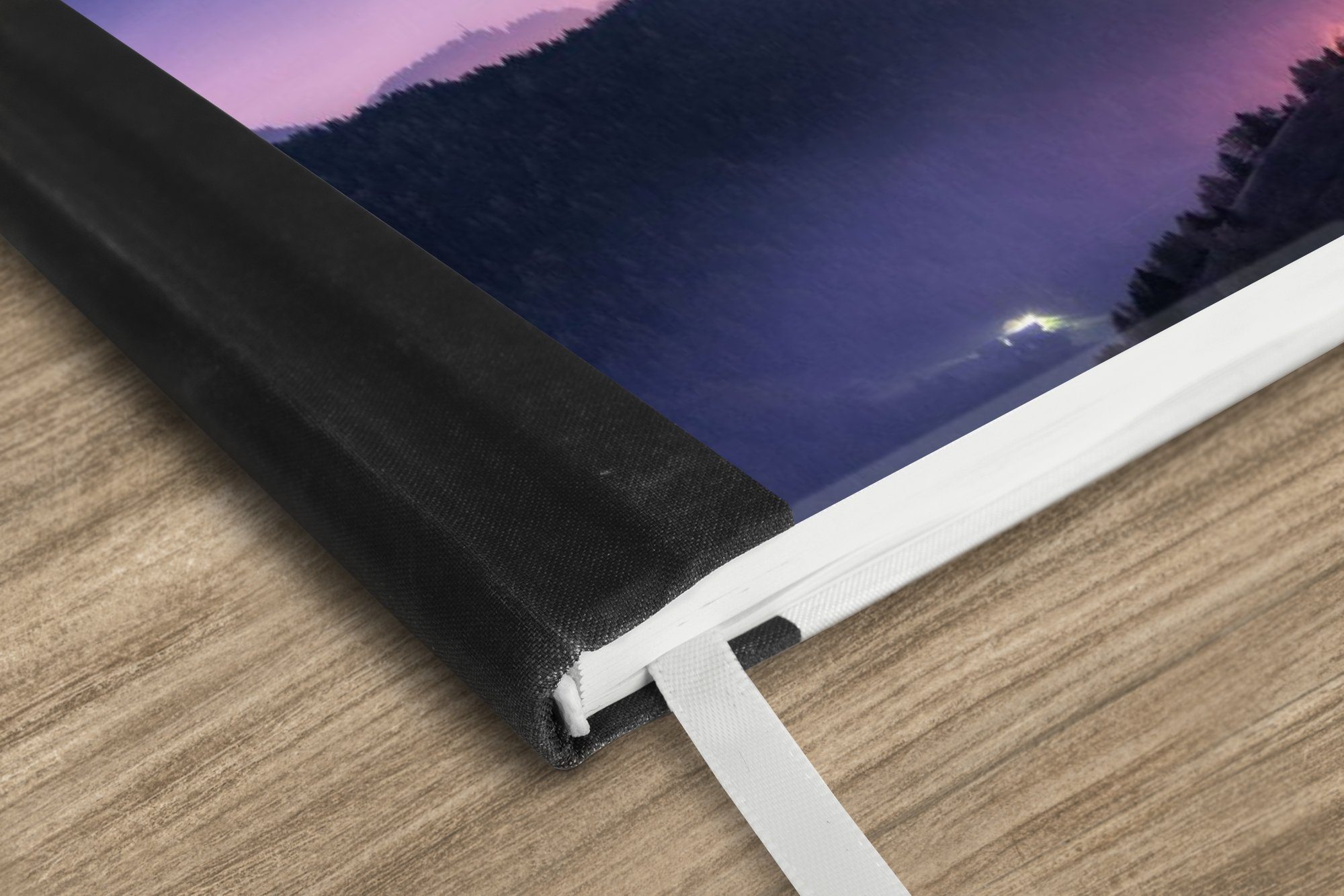 Thumbnail - MuchoWow Notizbuch Berge - Sternenhimmel - Nebel, Notebook, Notizblock a5, Tagebuch, Journal Liniert