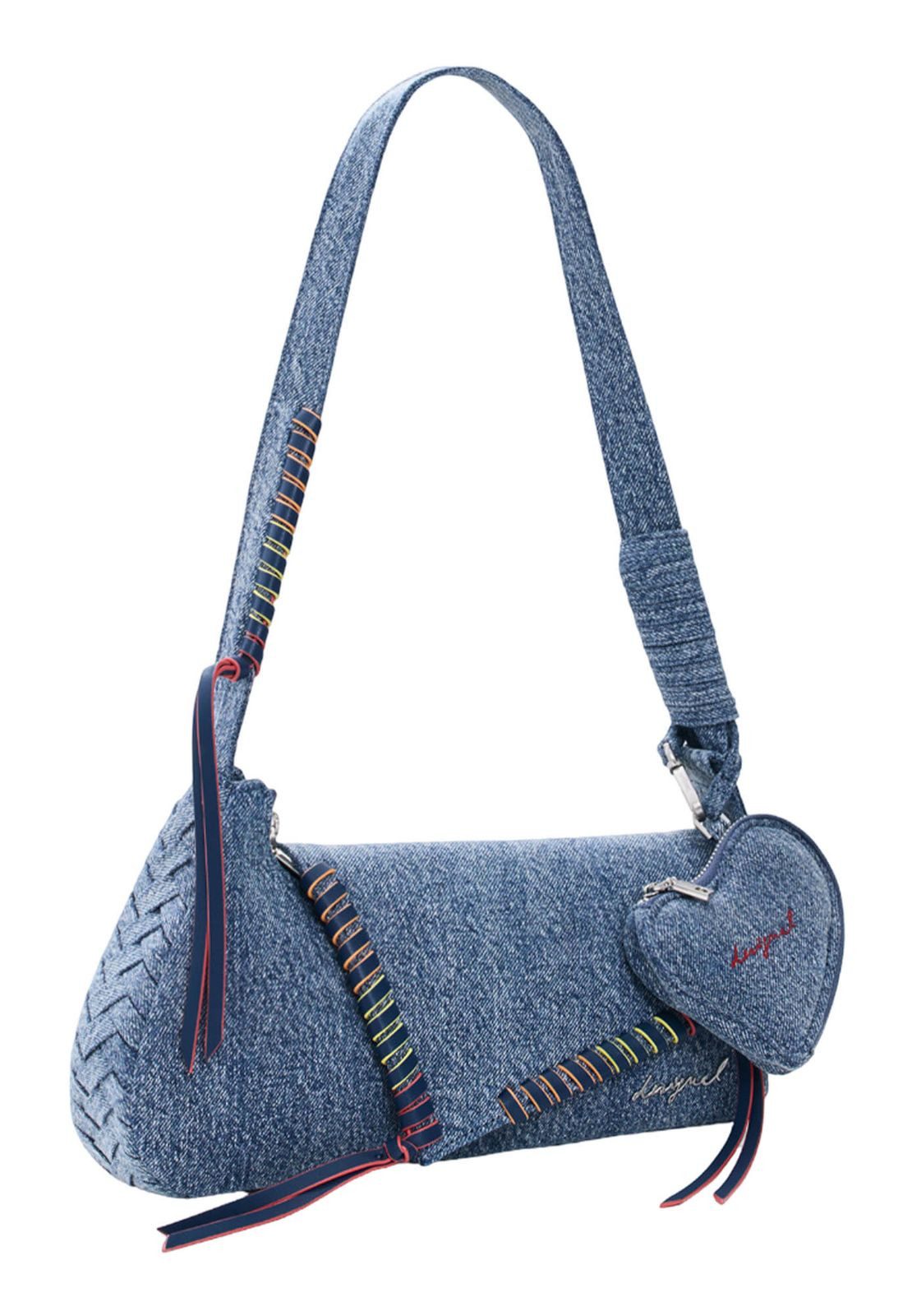 Desigual Schultertasche Torio Denim Shoulder Bag (Set, 2-tlg)