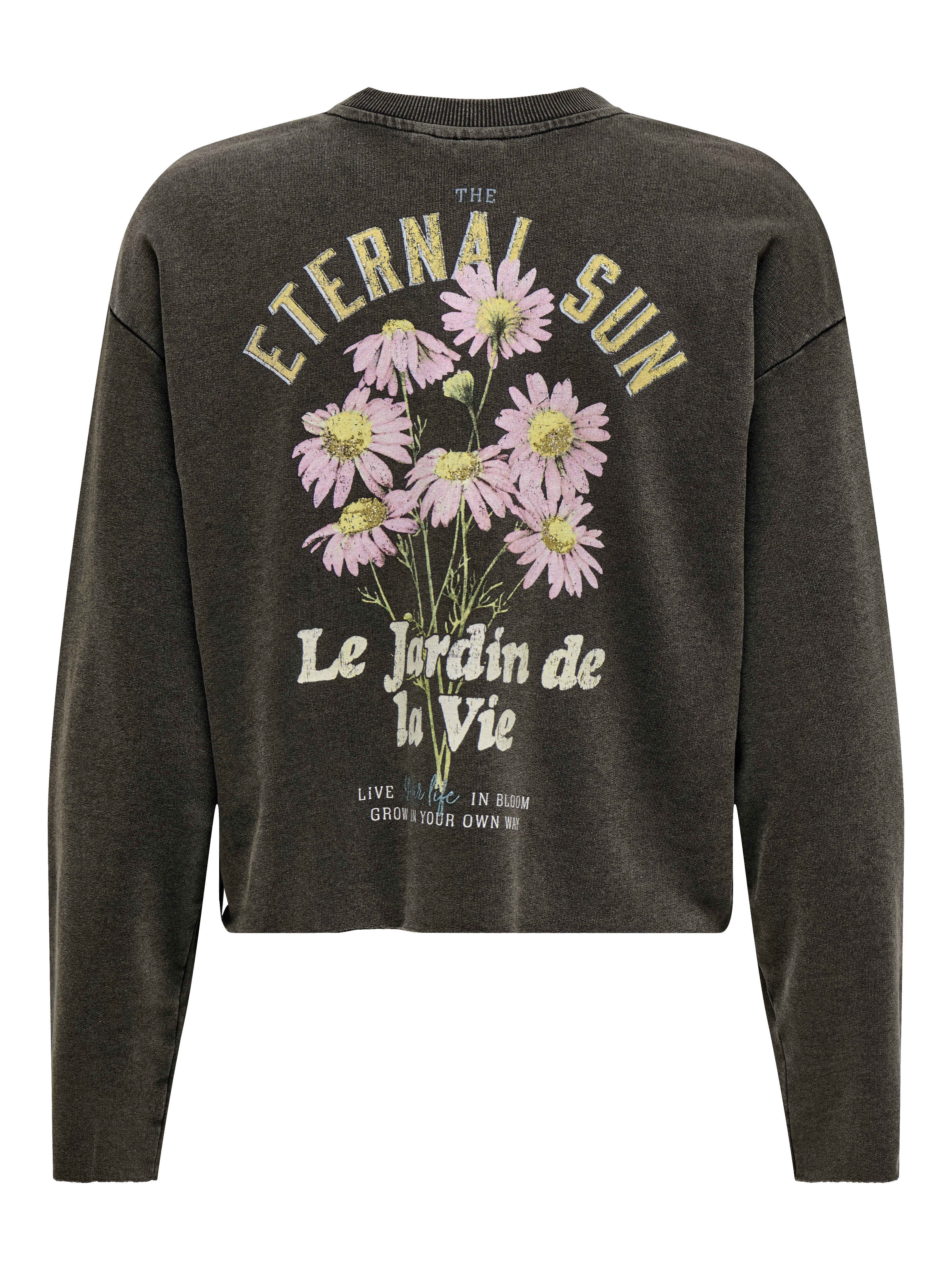 ONLY Sweatshirt ONLLUCINDA L/S FLOWERS O-NECK günstig online kaufen