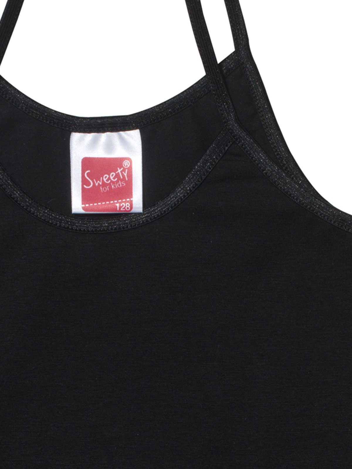 Sweety for Kids (Stück, Single Unterhemd Trägerhemd 1-St) Jersey Markenqualität Mädchen hohe