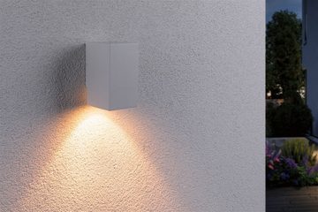 Paulmann LED Außen-Wandleuchte Flame IP44 eckig 58x103mm 2200K 4W 265lm 230V 75° Metall, LED fest integriert, insektenfreundlich