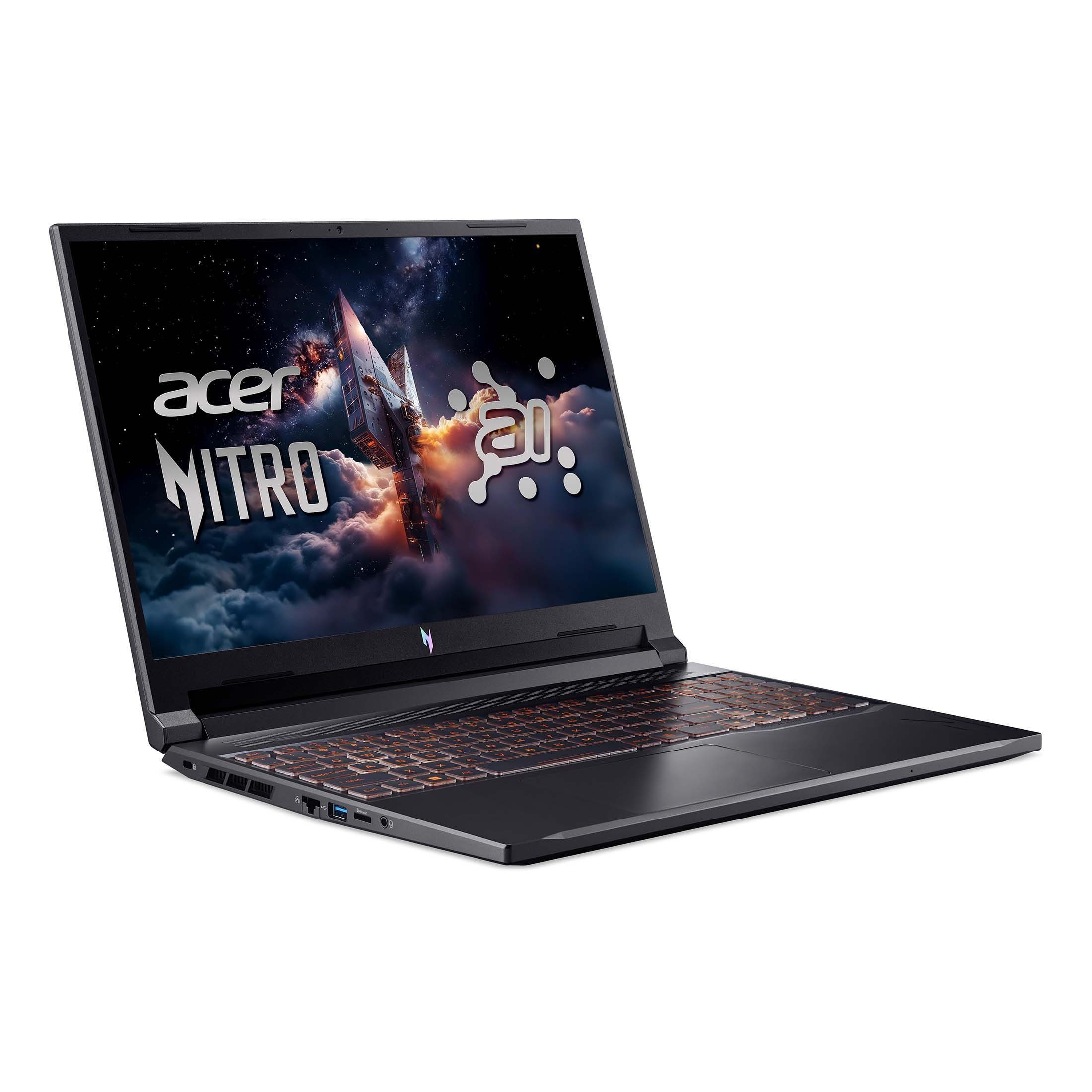Acer Nitro V16 AI - 16" WUXGA - AMD Ryzen 7 260 - GeForce RTX 5070 Gaming-Notebook (40,64 cm/16 Zoll, AMD Ryzen™ 7 260, GeForce RTX™ 5070, 128 GB, 250 GB SSD)