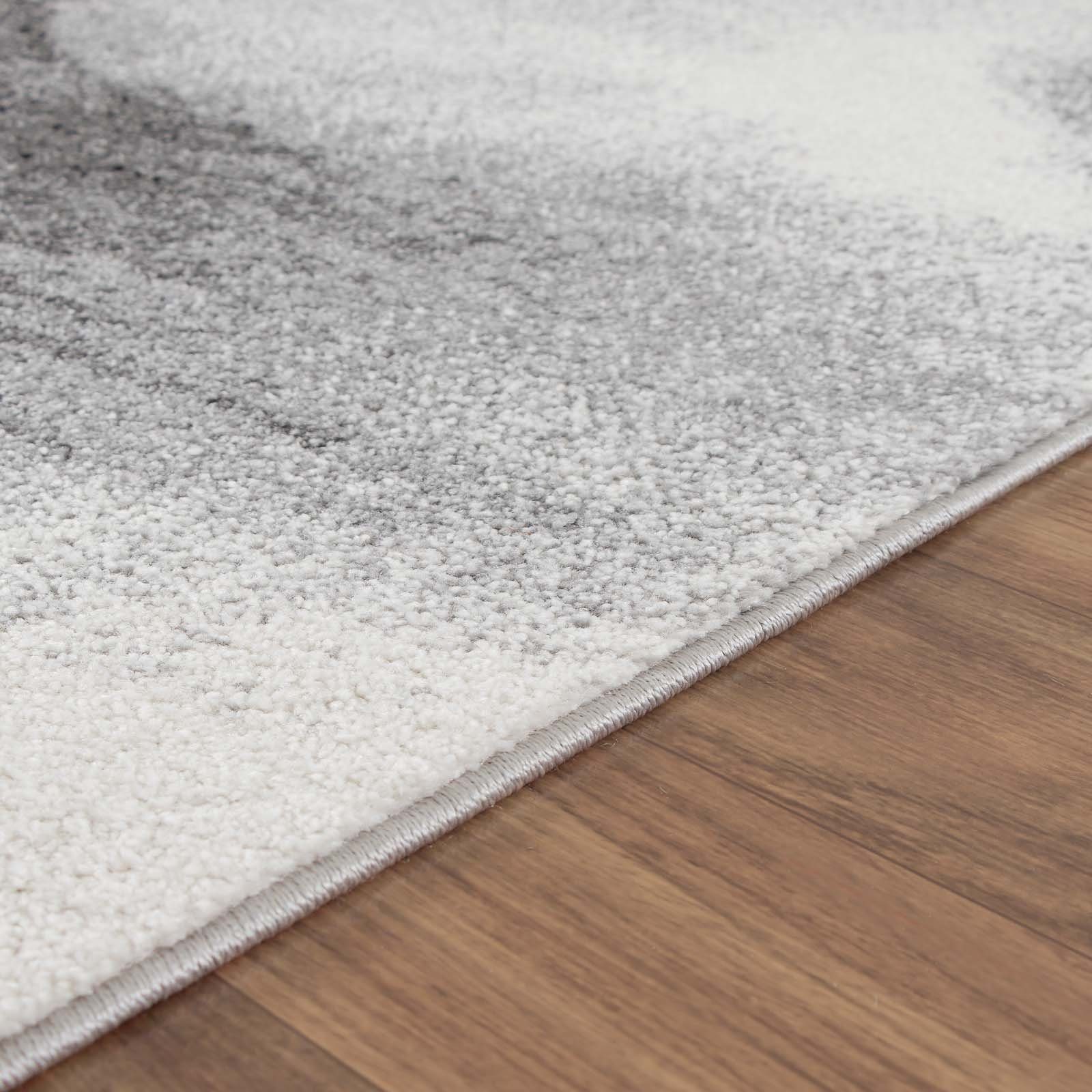 TaraCarpet Teppich Moderner Designerteppich TC-Fashion 6116 Circle in grau, blau, beige, rechteckig, Höhe: 12 mm, Kurzflor Kreise blau Wohnzimmer Schlafzimmer K – Bild 5 von 5