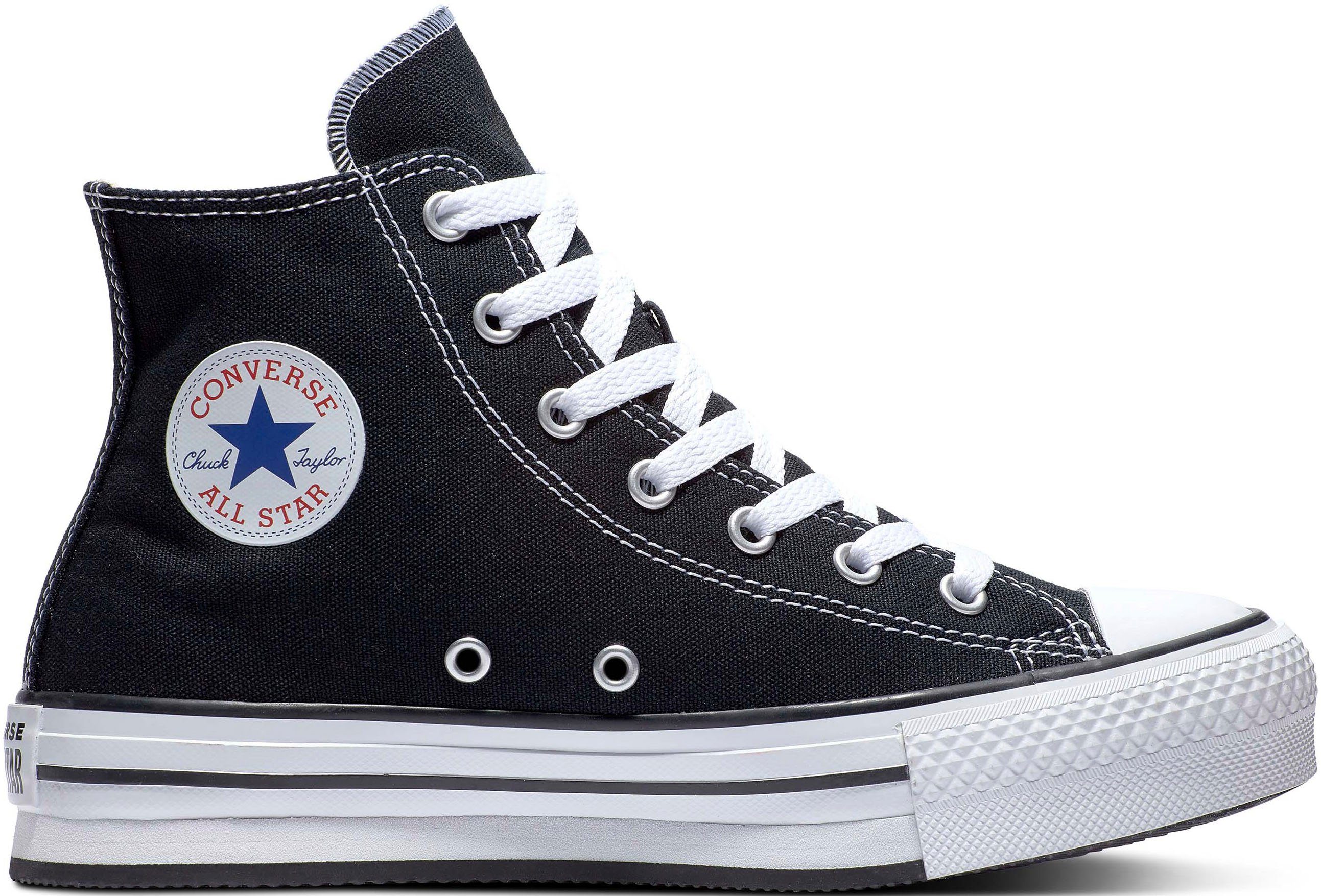 STAR CANV CHUCK Sneaker schwarz-weiß Converse LIFT EVA ALL TAYLOR