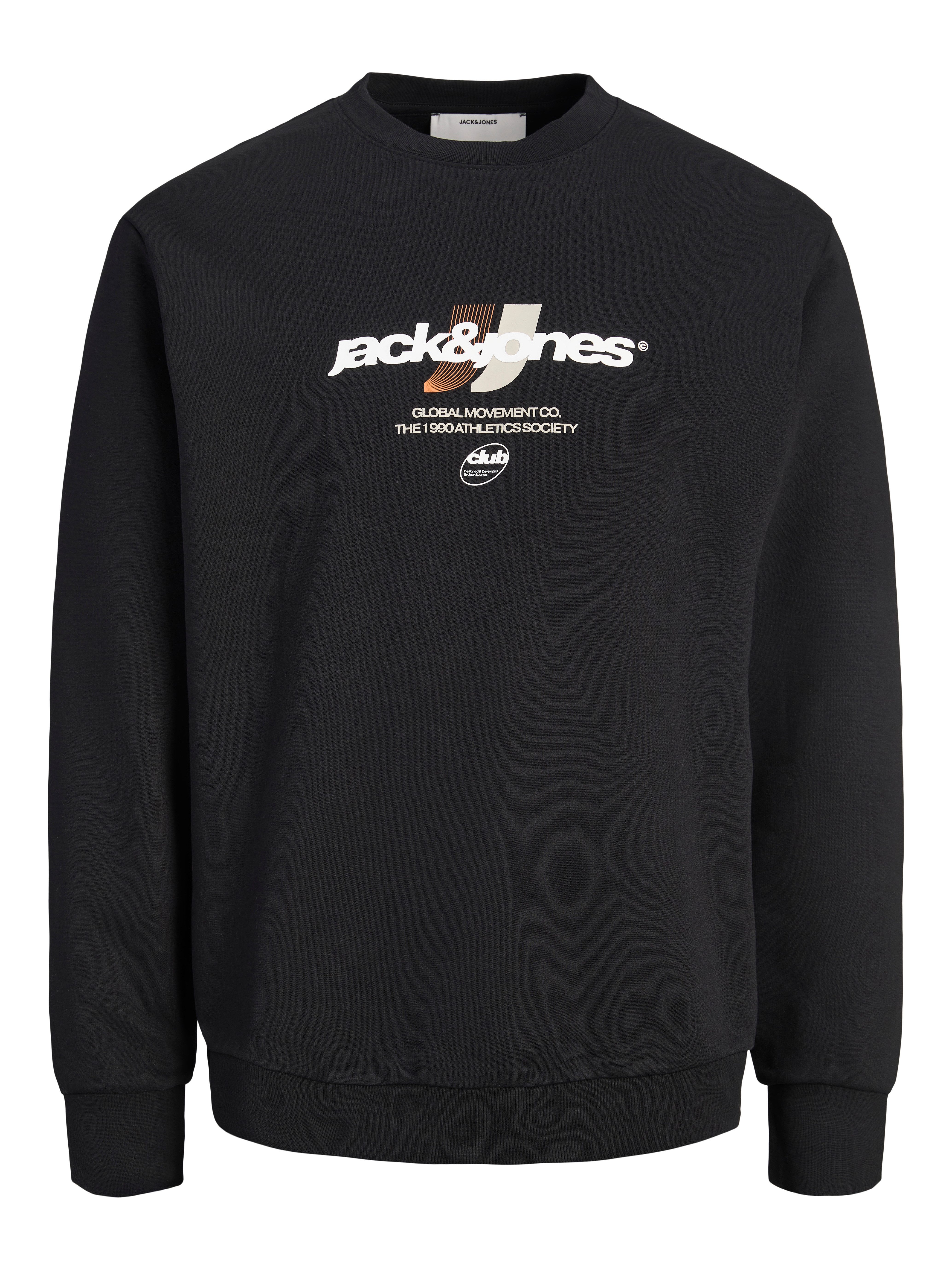 Jack & Jones Junior Sweatshirt JCOCLUB BRANDING SWEAT CREW NECK JNR Baumwollmischung, relaxed fit – Bild 5 von 5
