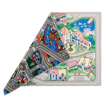 Kinderteppich Straßenteppich Beidseitig Holiday City, Pergamon, Rechteckig, Höhe: 6 mm