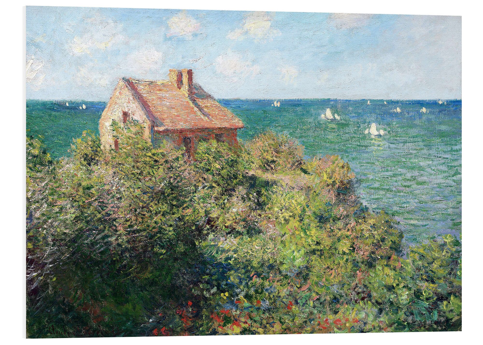 Posterlounge Forex-Bild Claude Monet, Zöllnerhaus des günstig online kaufen