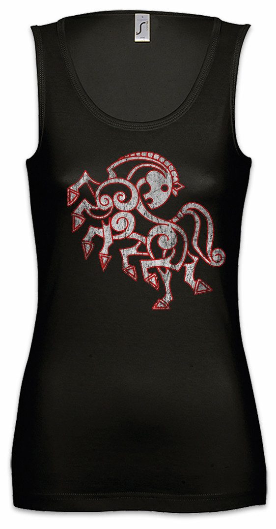 Tanktop Sleipnir I Ärmelloses Damen T-Shirt Odhins Pferd Horse Walhalla Odin