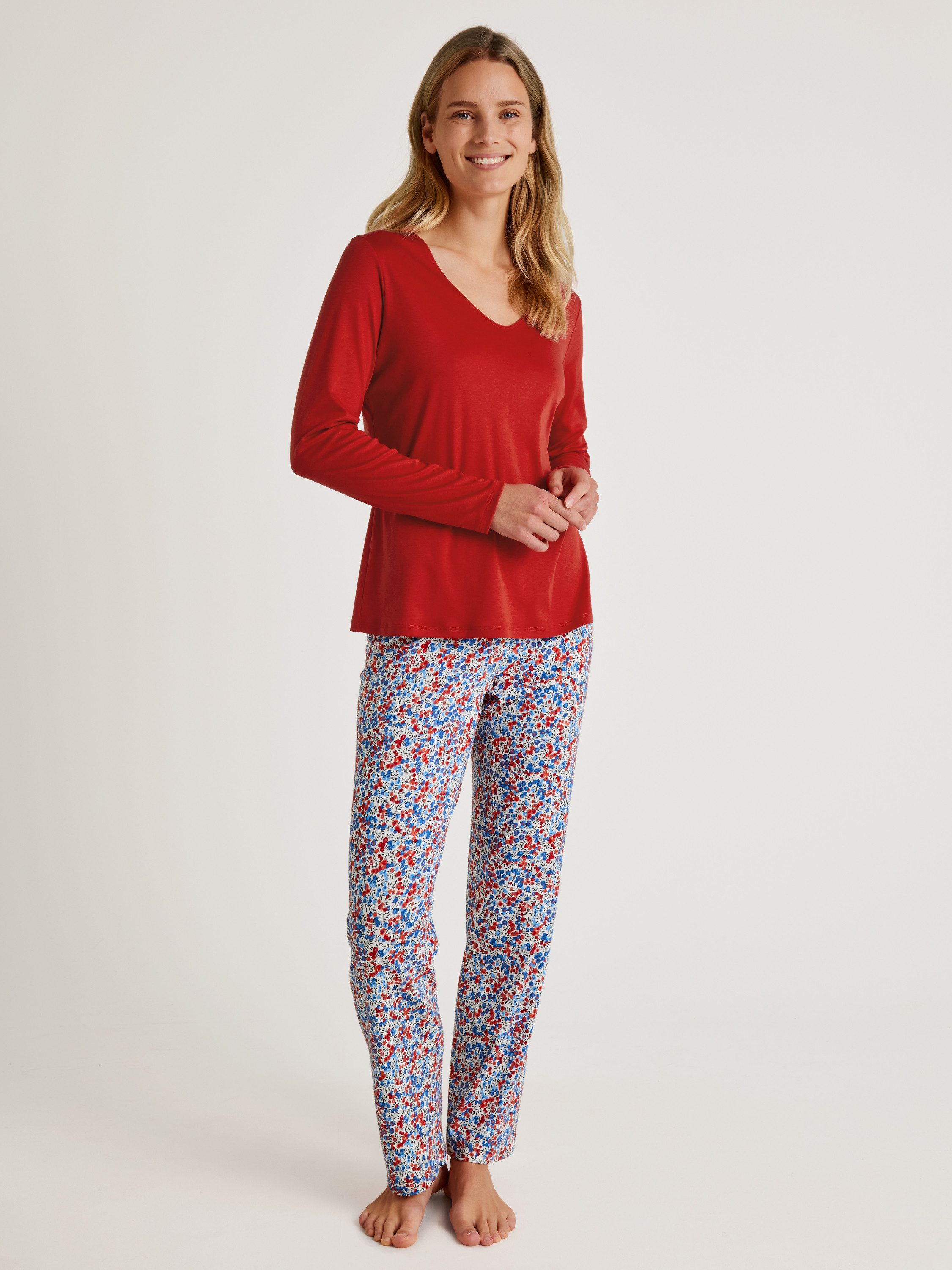 CALIDA Pyjamahose Season Special Damen (1-tlg) seidig weich, elastisch und formstabil – Bild 4 von 5