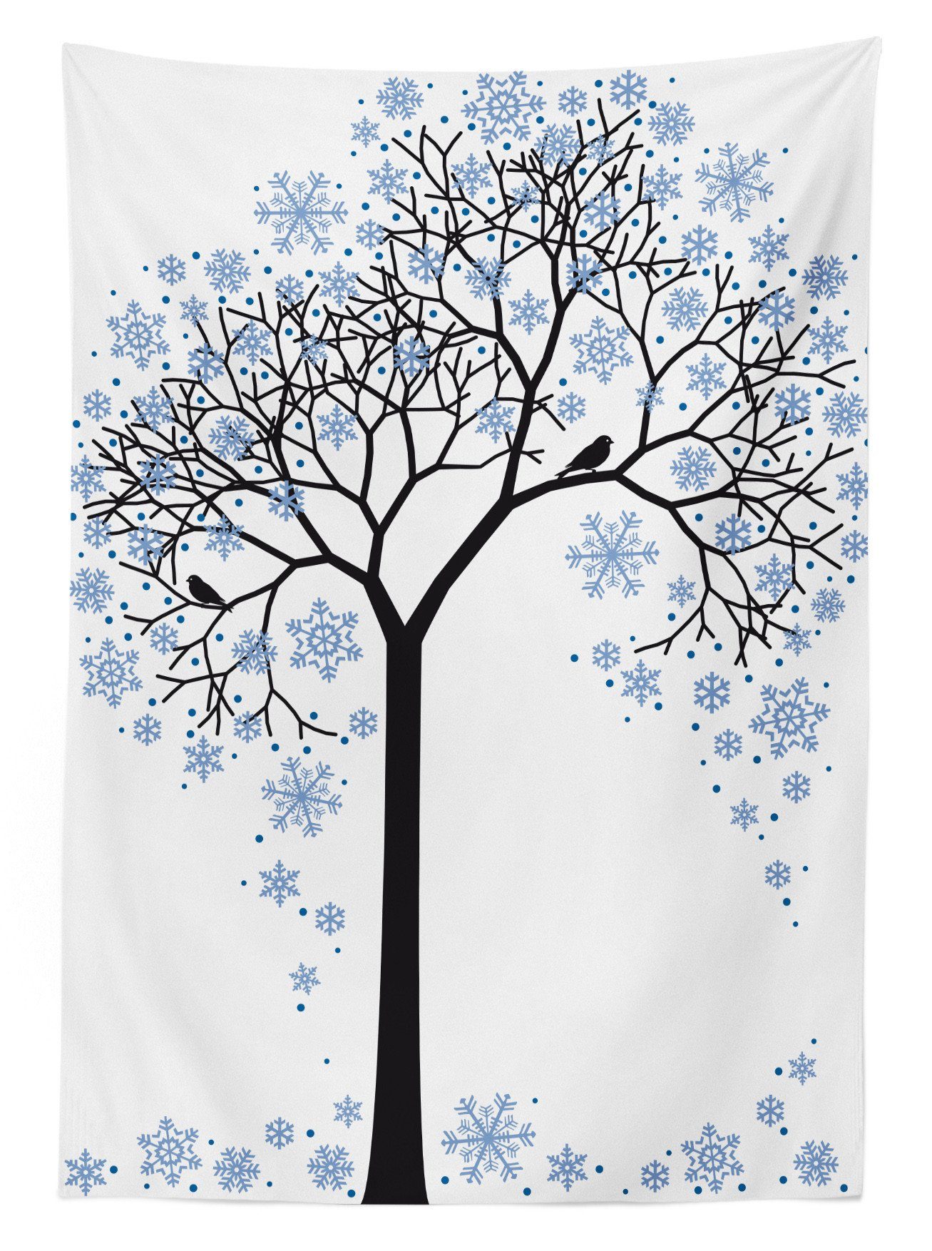 Schneeflocken Baum geeignet mit Waschbar Für Farbfest Klare Bereich Farben, den Tischdecke Außen Abakuhaus Winter