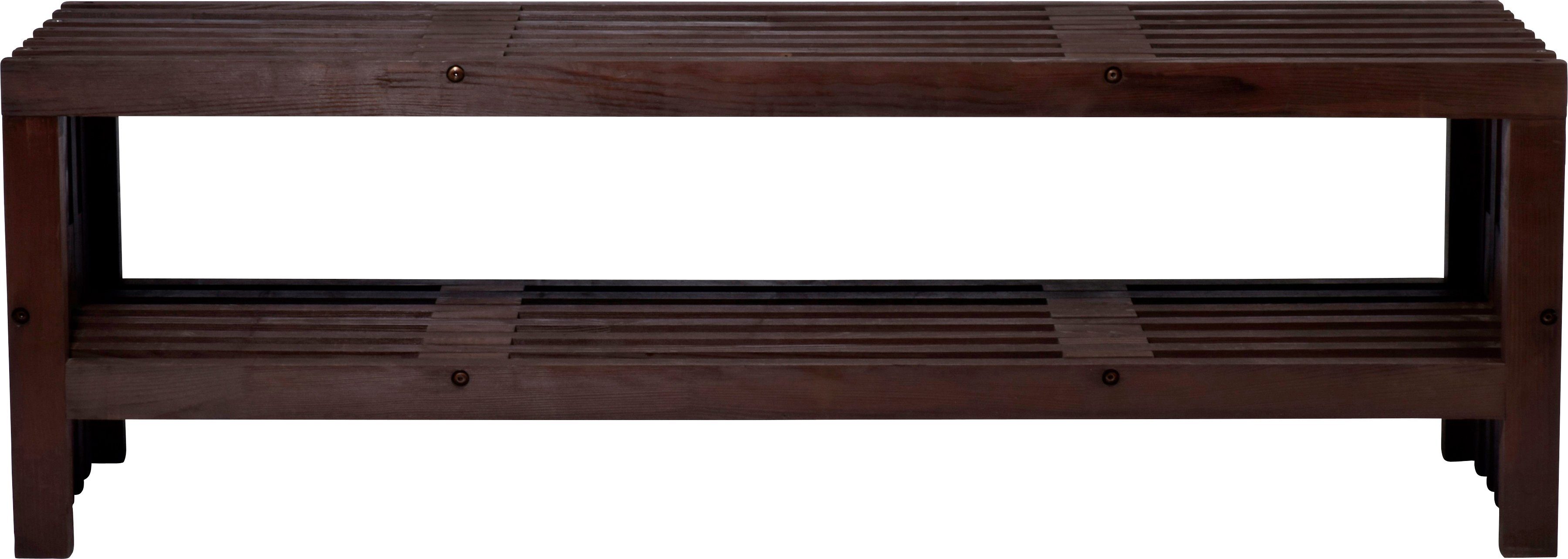 dobar Kaminholzregal Svensson, BxTxH:138x31x45 cm, Gartenbank mit Stauraum
