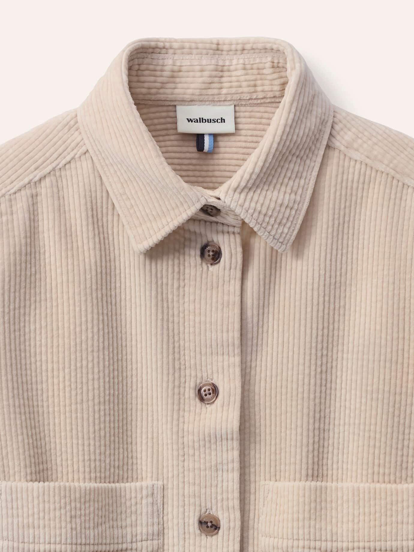 Walbusch Blusenjacke Damen Blusenjacke aus Strukturcord Blusenkragen Langarm, modern, pflegeleicht, atmungsaktiv, wärmend – Bild 4 von 4