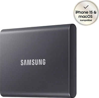 Samsung Portable SSD T7 externe SSD (1 TB) 1050 MB/S Lesegeschwindigkeit, 1000 MB/S Schreibgeschwindigkeit