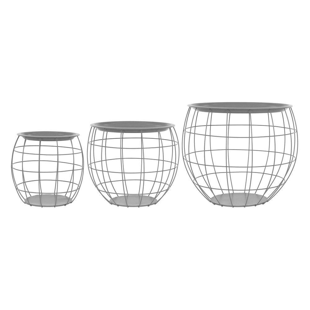 ML-DESIGN Beistelltisch Sofatische aus Metall rund günstig online kaufen
