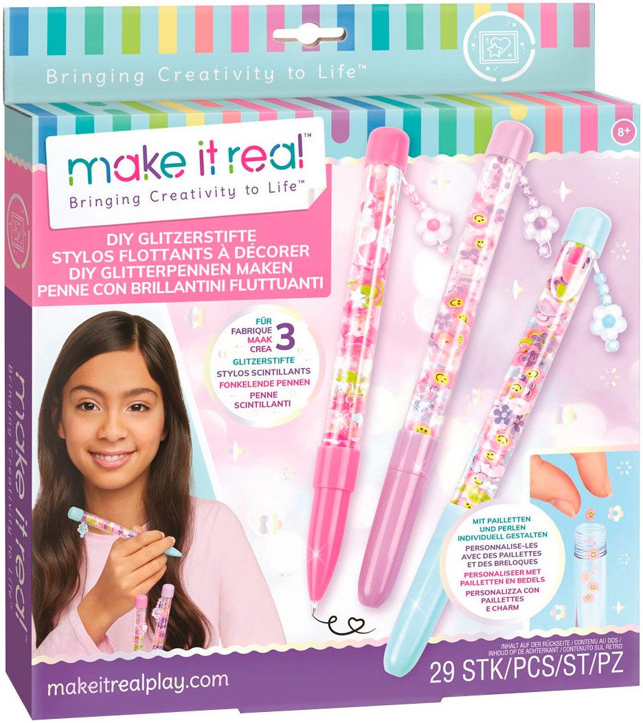 Kreativset DIY Glitzerstifte