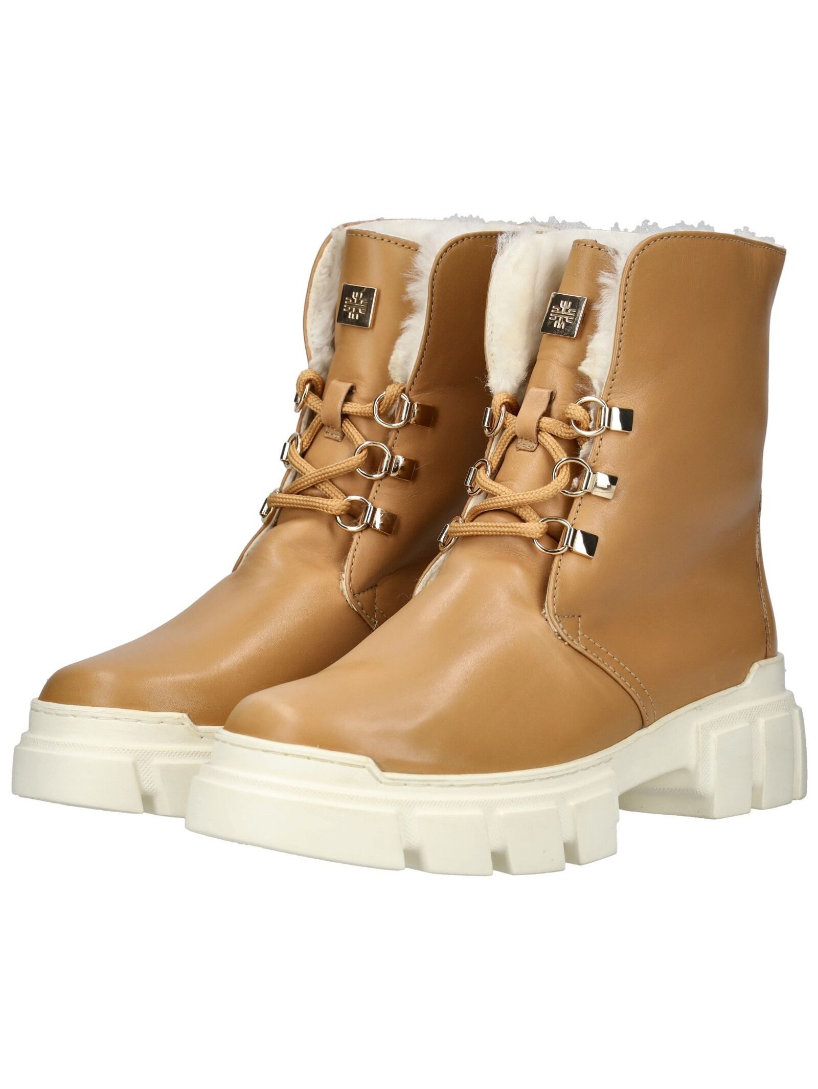 Högl Högl Stiefelette Leder Schnürstiefelette