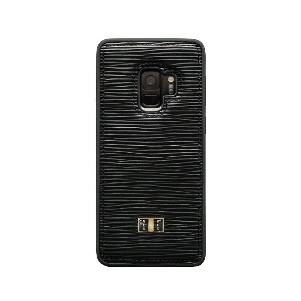 GOLDBLACK Handyhülle SAMSUNG GALAXY S9 LEDERHÜLLE UNICO SCHWARZ 14,65 ...
