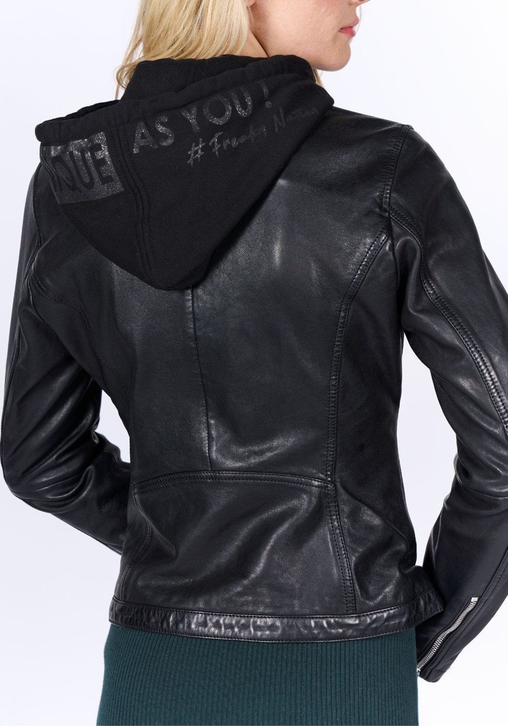 Freaky Nation Lederjacke Tamy-FN