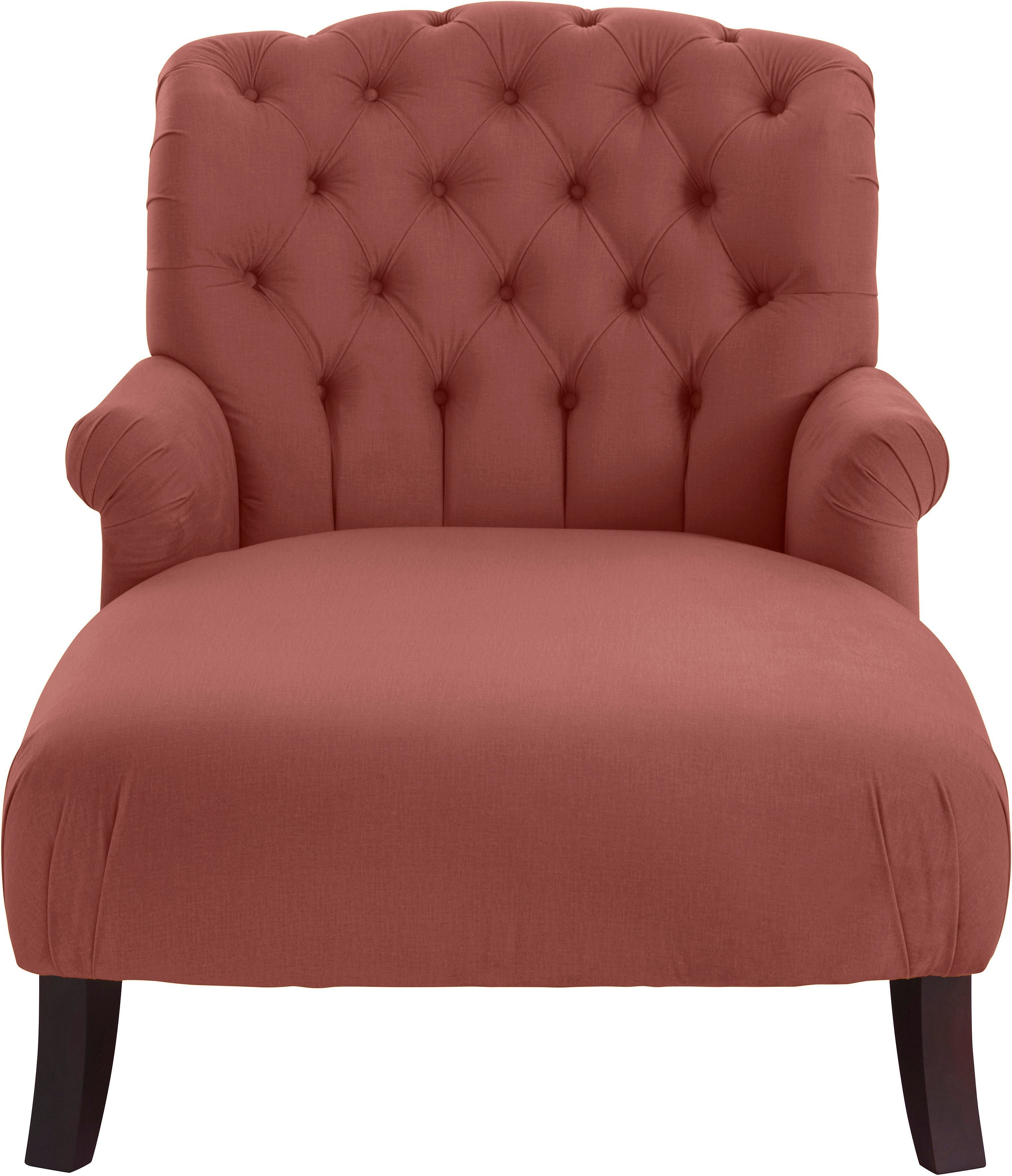 Home affaire Loveseat Amiens Sessel Loungesessel, mit wunderschöner Knopfheftung im Rücken