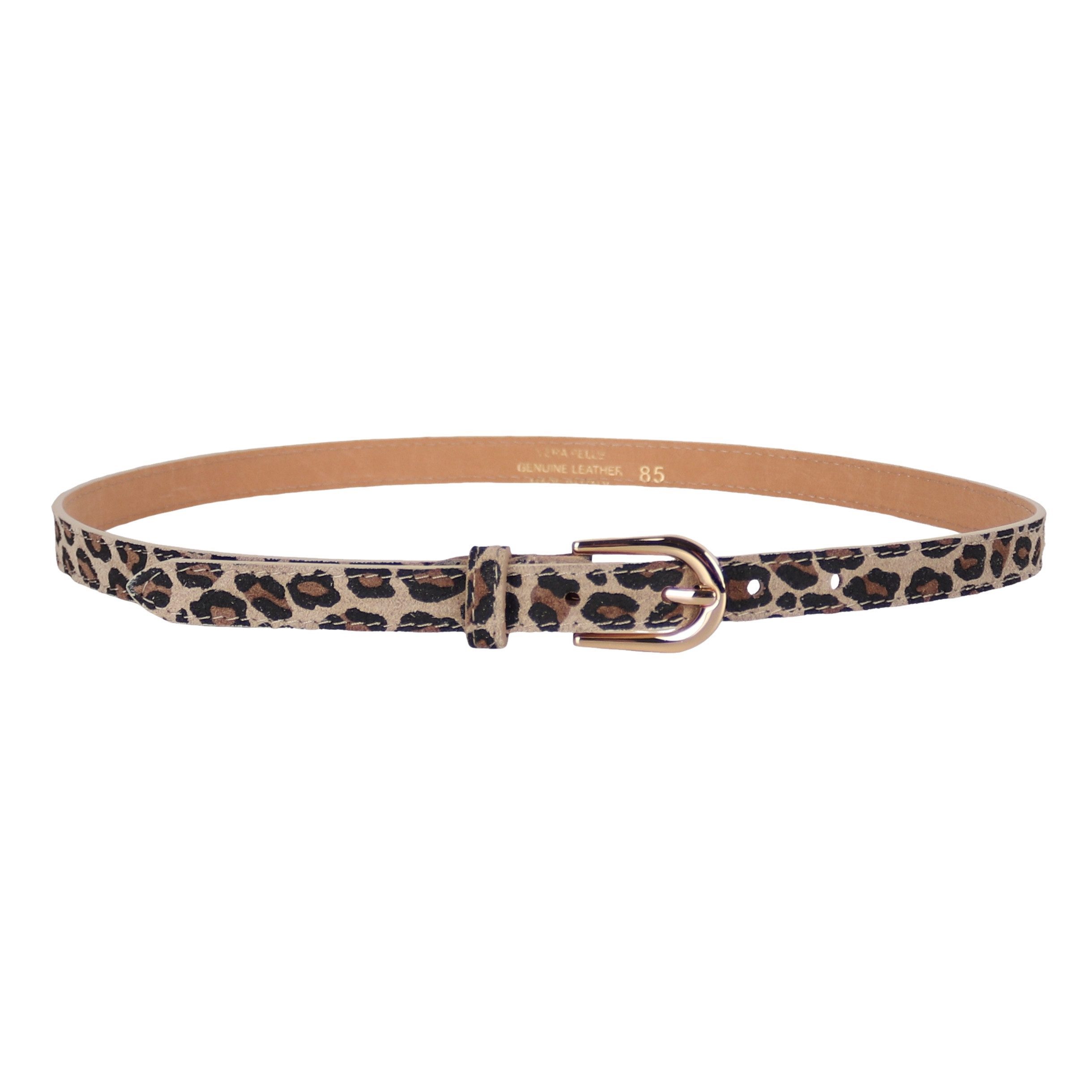 MIRROSI Ledergürtel Damen Gürtel Echtleder, Made in Italy, 18mm breit (Passt fast zu jeder Hosenschlaufe) aus Echtem Leder