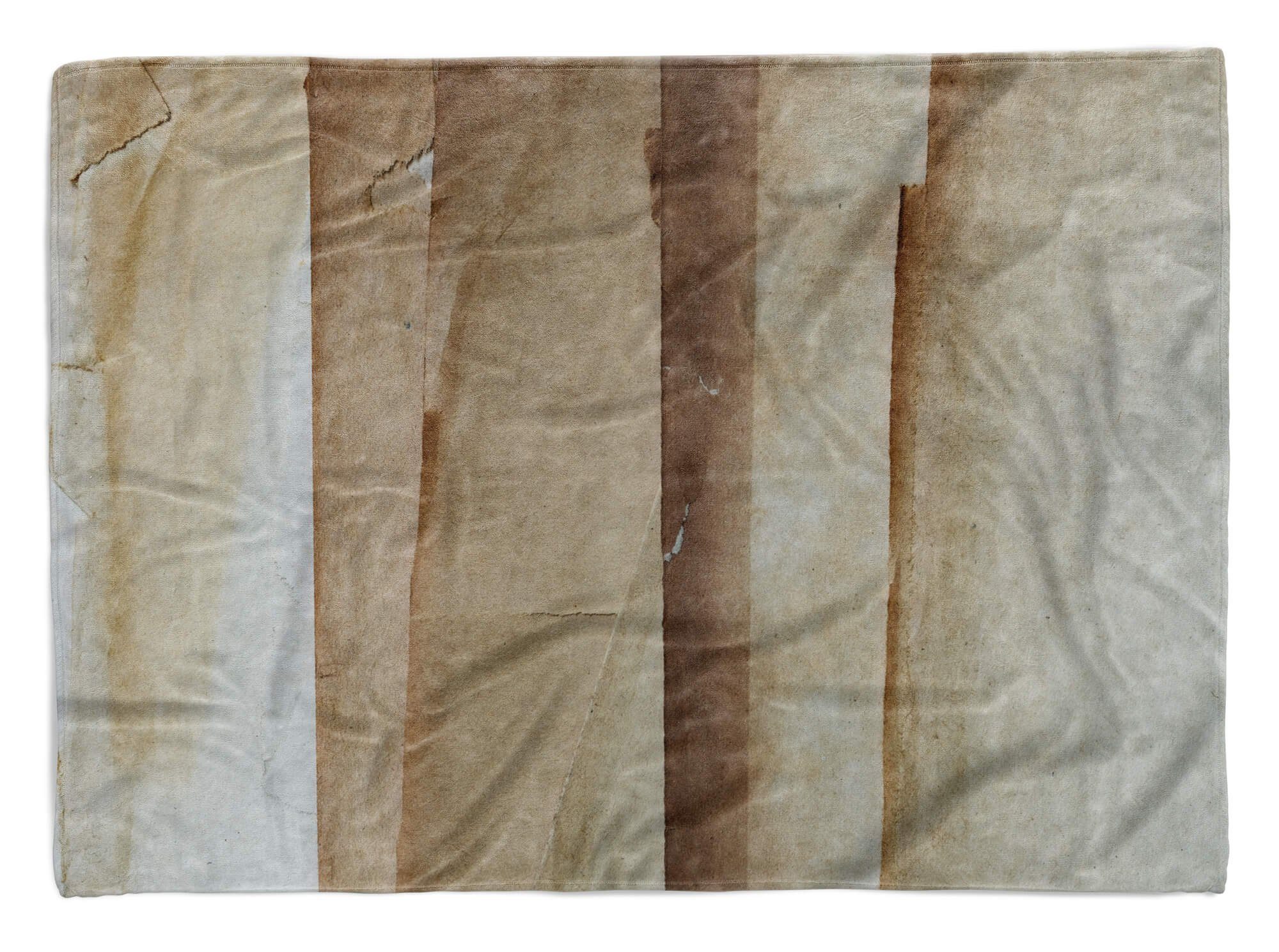 Sinus Art Handtücher Handtuch Strandhandtuch Saunatuch Kuscheldecke mit Fotomotiv altes Papier Motiv Nahaufnah, Baumwolle-Polyester-Mix (1-St), Handtuch