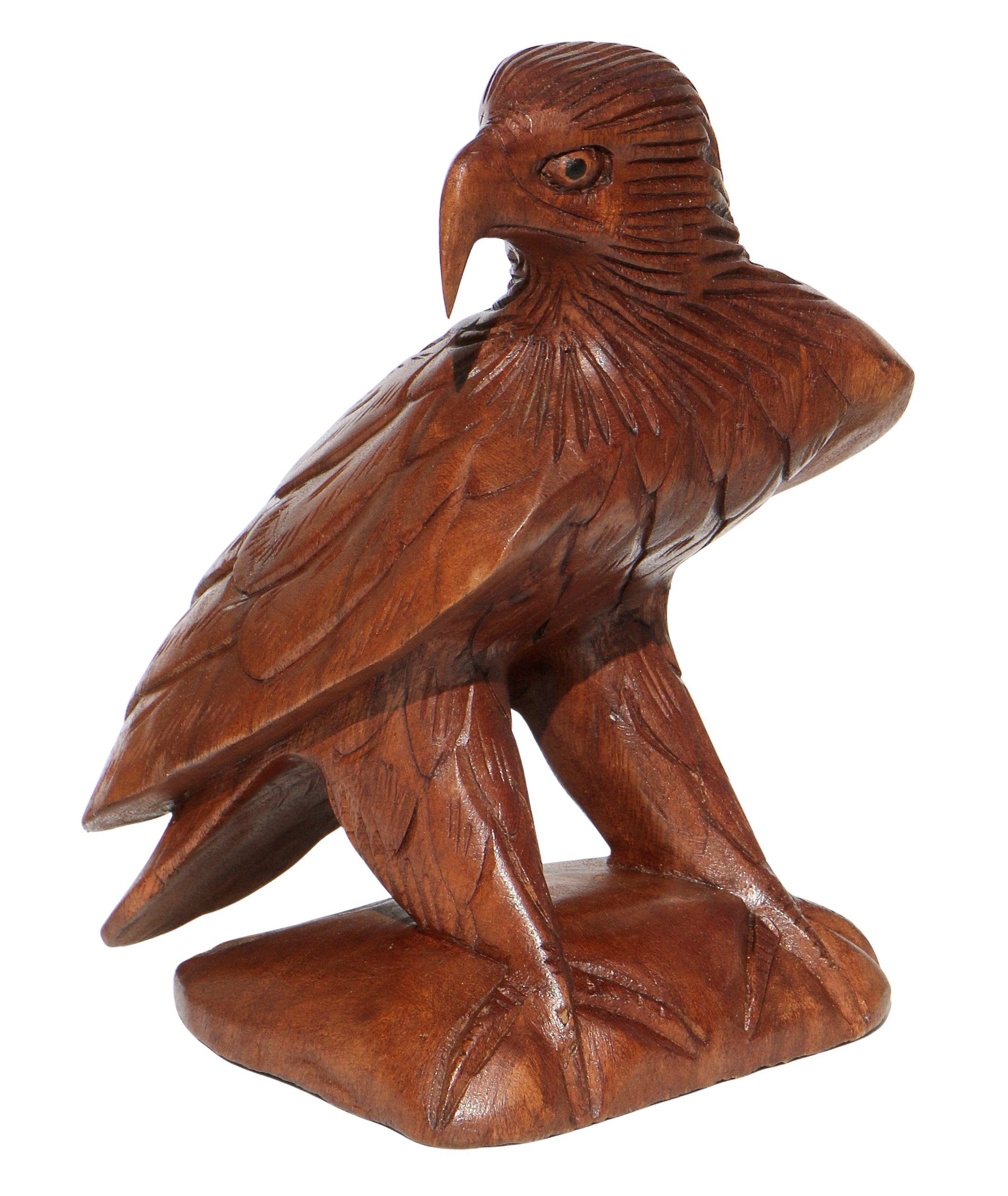 Wogeka Tierfigur Stein Adler Holz-Figur Tier günstig online kaufen