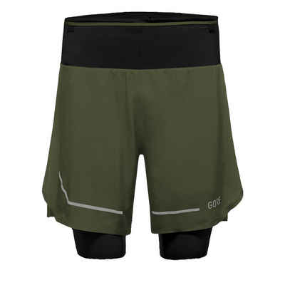 GORE® Wear Gore Wear Ultimate 2 in 1 Shorts Herren Utility Green Outdoorschuh