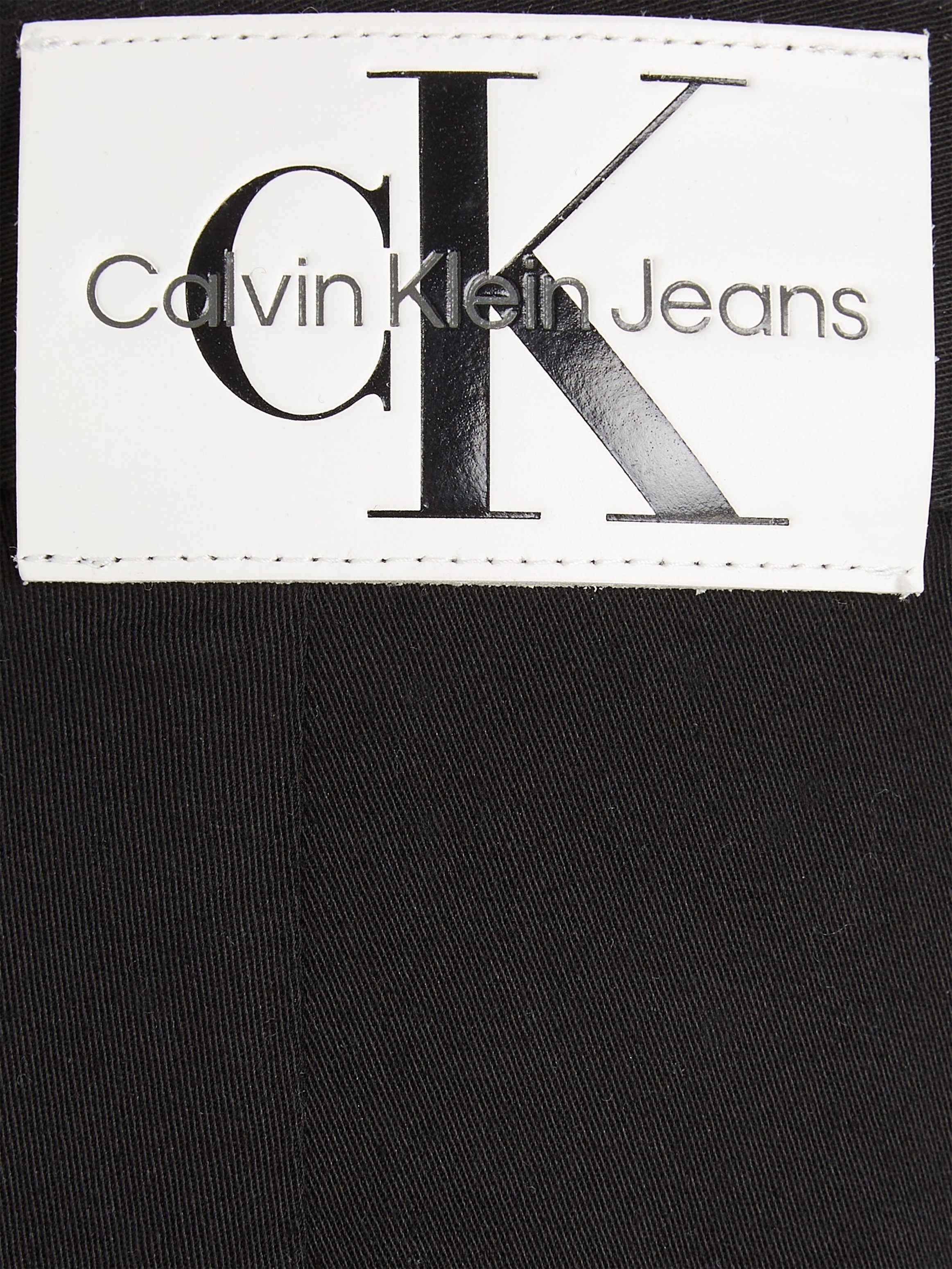 Calvin Klein Jeans Stretch-Hose STRETCH Ck HIGH Black STRAIGHT RISE TWILL