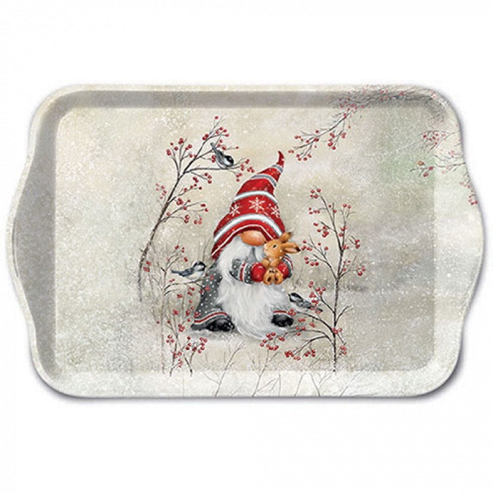 Ambiente Luxury Paper Products Tablett Dekotablett, Serviertablet, Essen, Planzen, Blumen, Tiere, Vogel, Melamin, Themen Tiere, Schnee – Eis Jahreszeit Winter, (1-tlg), Meer, Strand Sommer, Frühling, Herbst, Winter Kollektion