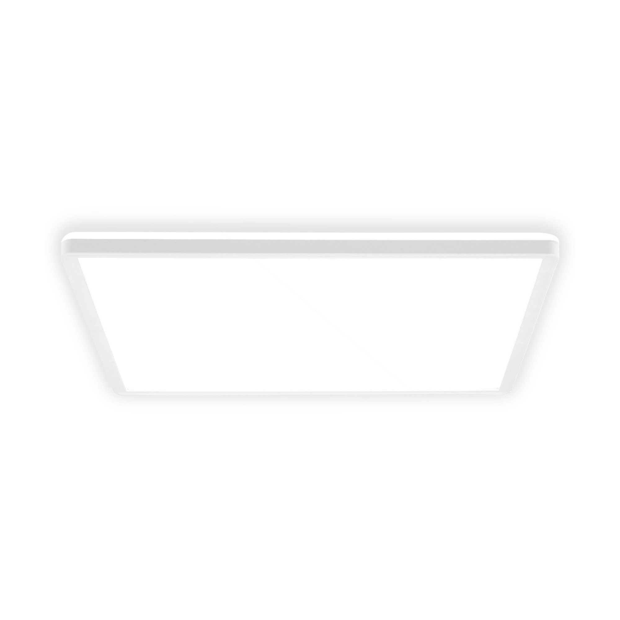 B.K.Licht LED Deckenleuchte Panel Flach 30mm Backlight Effekt LED Deckenlampe Wohnzimmer, LED fest integriert, 4000K - Neutralweiß, versch. Größen & Farben, Badezimmer, Küche, Wohnzimmer, Kinderzimmer