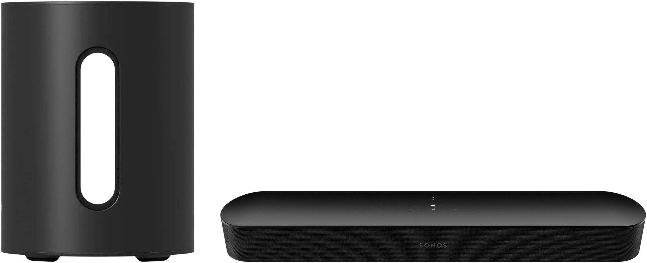 Sonos Heimkinosystem Set: Beam 2 + Sub Mini (LAN (Ethernet), WLAN, Hi-Res Audio)