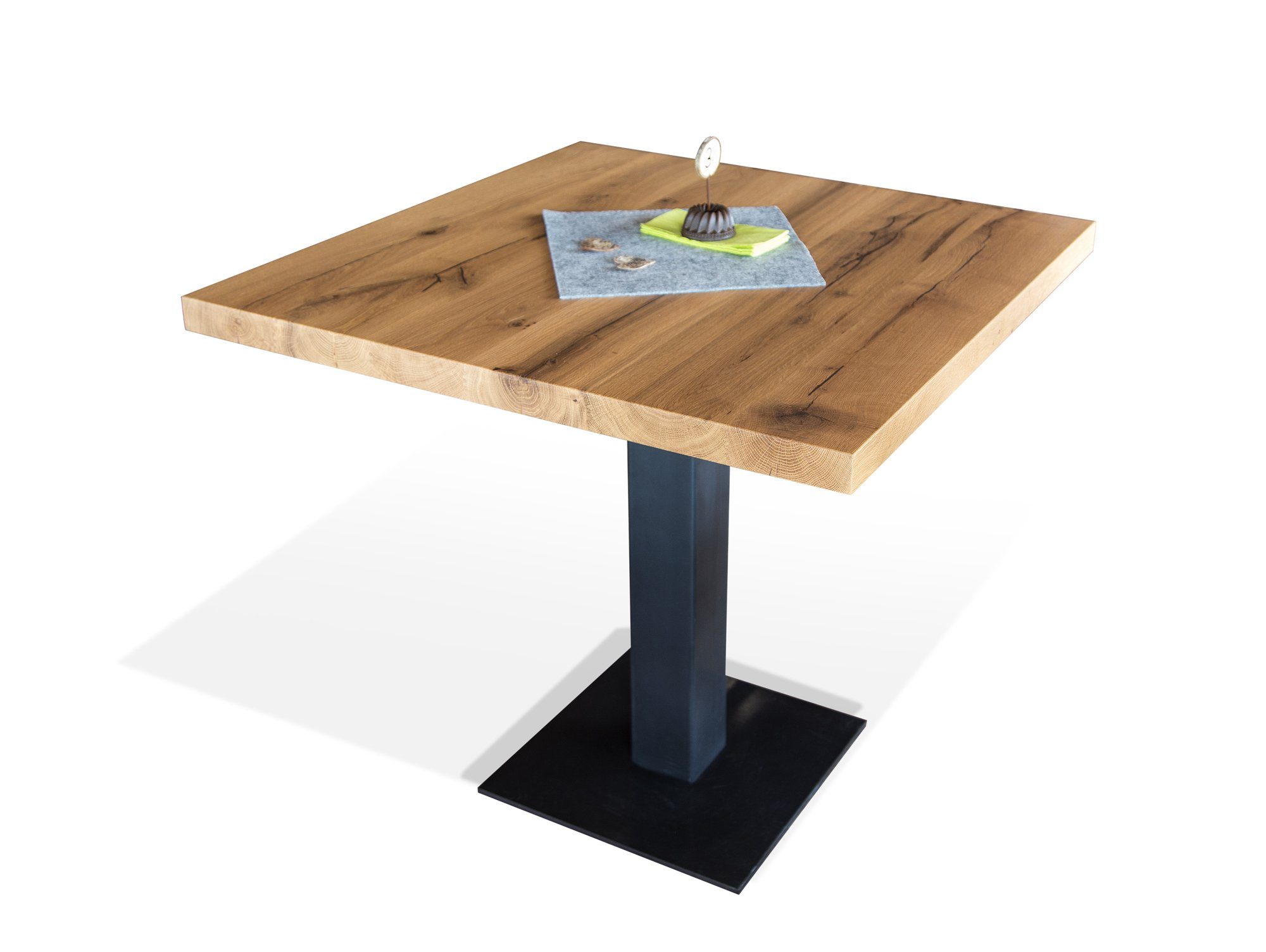 GASTRO Tischgestell, Moebel-Eins Material schwarz für Stahl, Tischgestell Bistrotisch,
