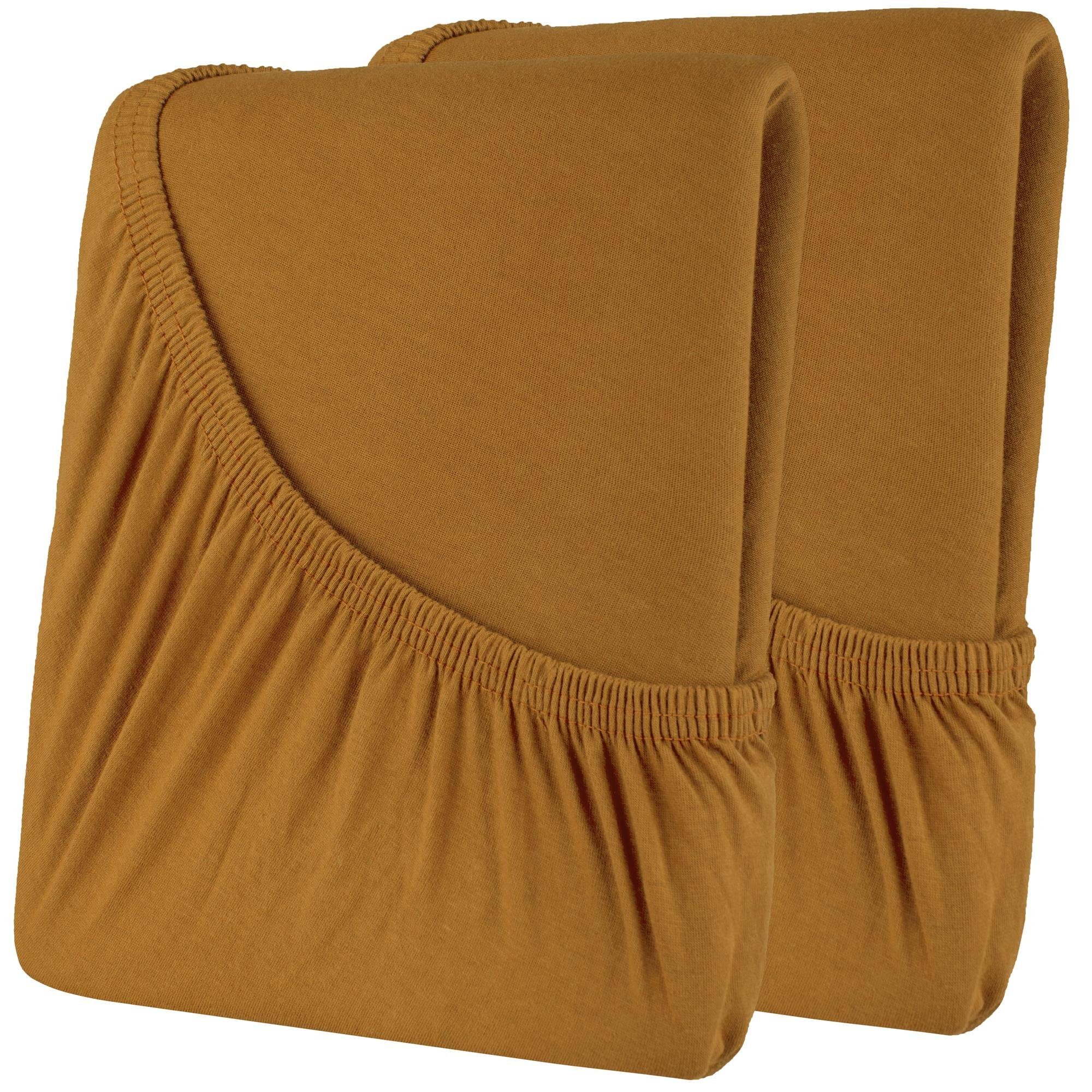 CelinaTex Spannbettlaken High-Line Laken Jersey Rundumgummi 2erSet 140x200c günstig online kaufen