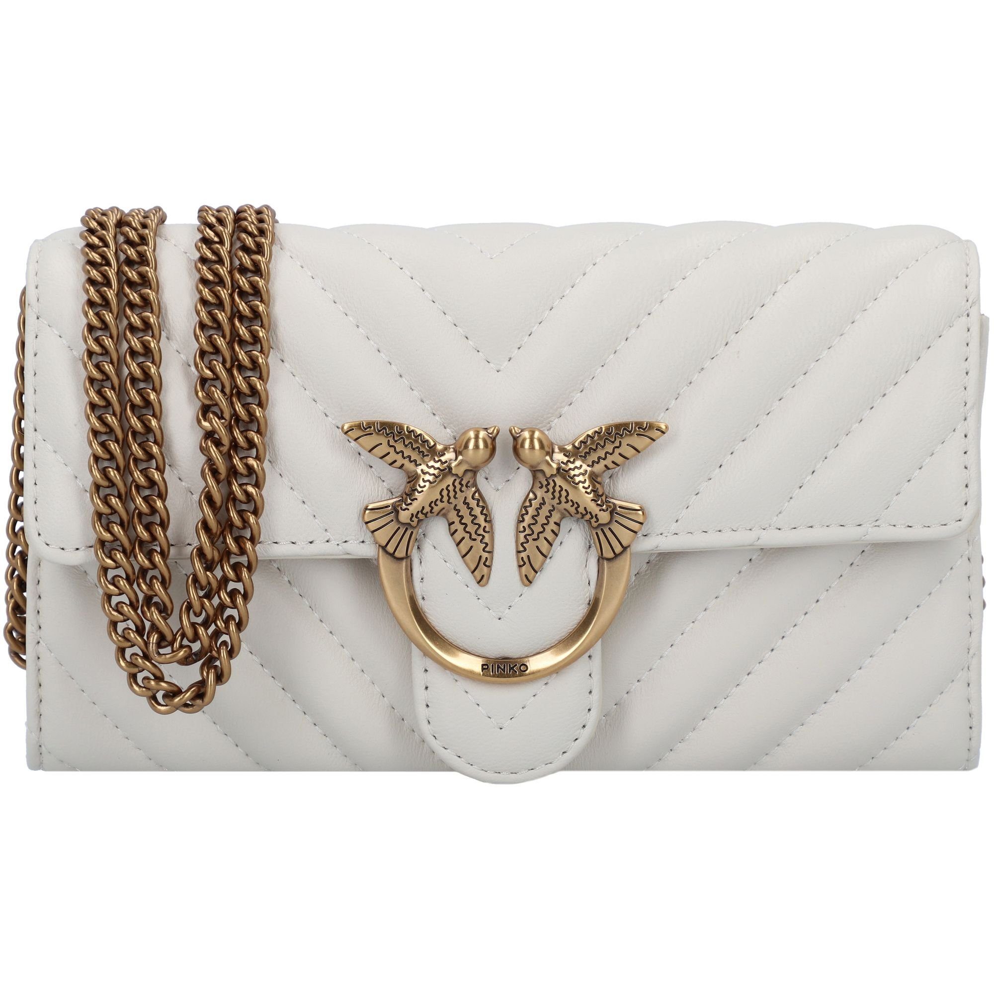 PINKO Clutch Love One, Leder