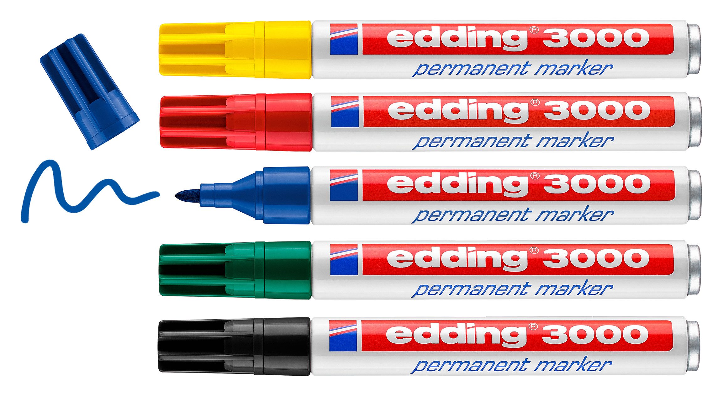 edding Permanentmarker, 5 Stück