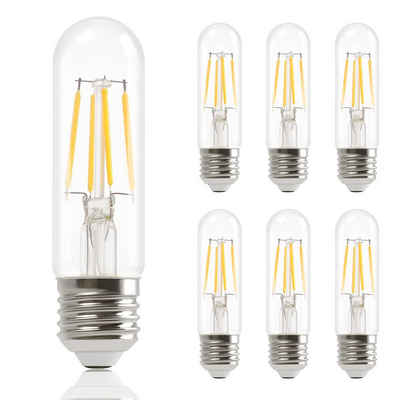 ZMH LED-Leuchtmittel LED Glühbirnen Vintage Lampe Birnen 4W Energiesparlampe, E27, 6 St., 2700k, nicht dimmbar