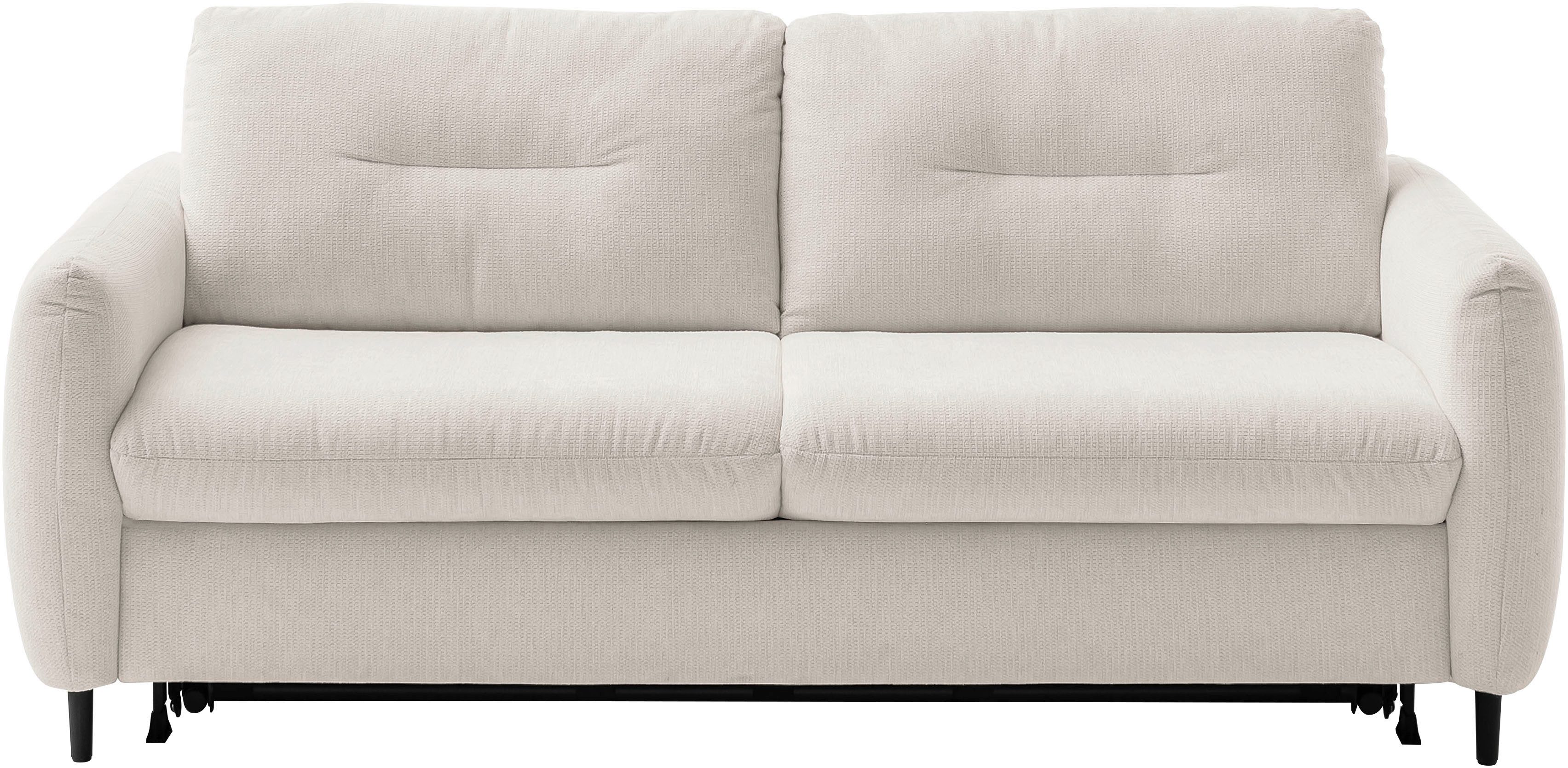 Home affaire 3-Sitzer Clevina, Dauerschlafsofa mit Kaltschaummatratze, Breite 216 cm, Sofa & Bett in einem – kinderleicht ausklappbar & freistellbar im Raum