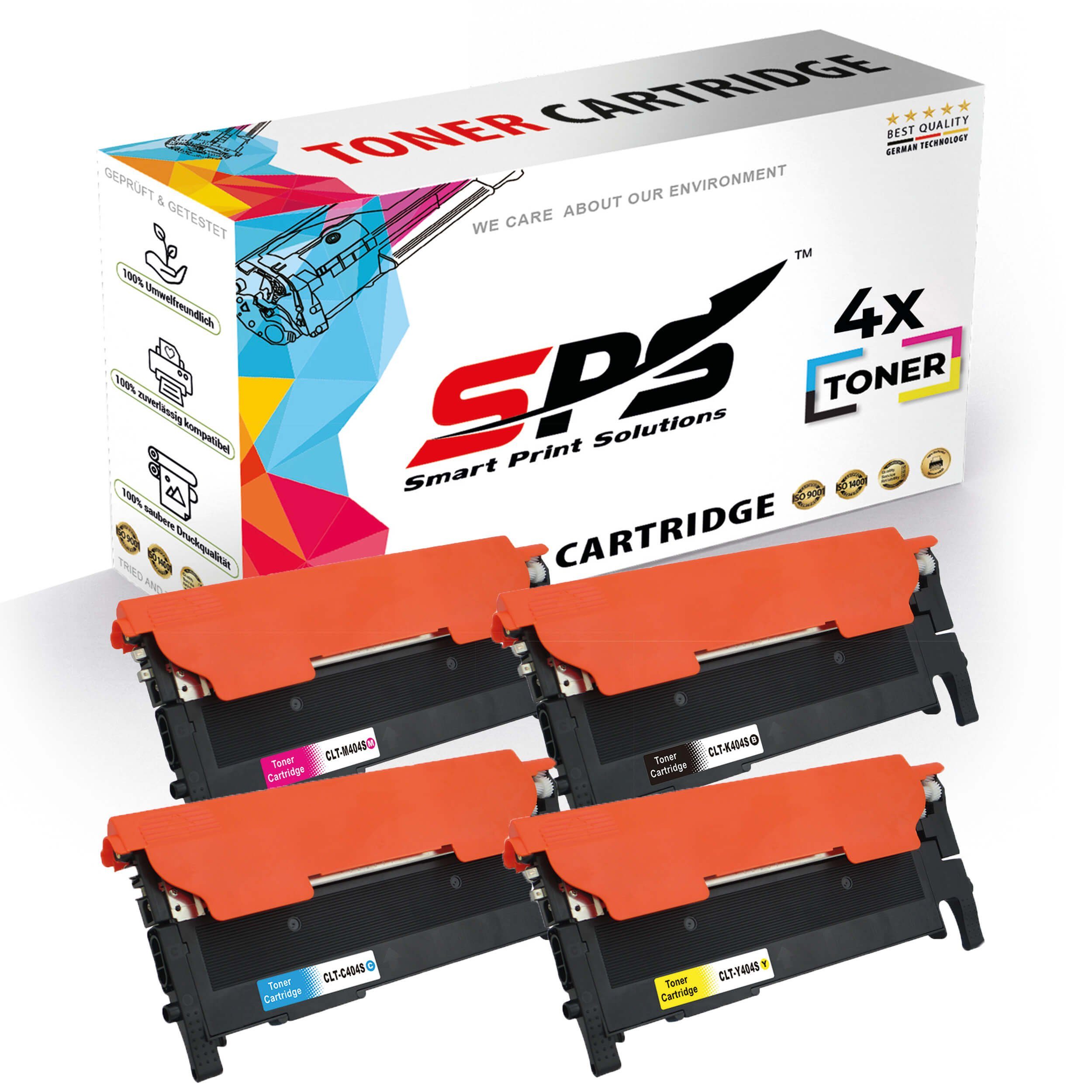 SPS Tonerkartusche 4x Multipack Set Kompatibel für Samsung Xpress C 433 (CLT-C404S, CLT-M, (4er Pack)