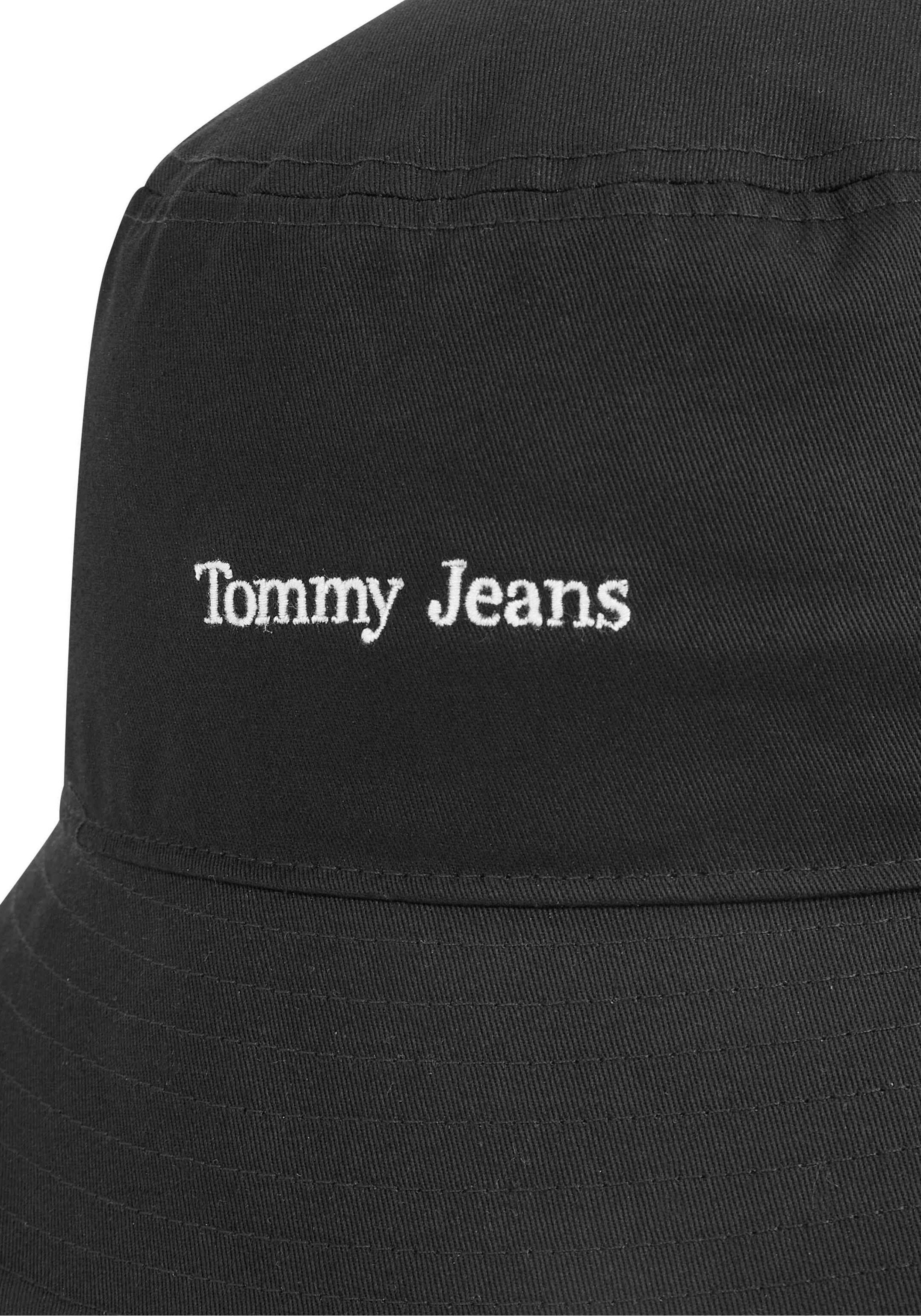 Tommy Fischerhut Tommy Stickerei Jeans TJW SPORT mit Hilfiger BUCKET HAT