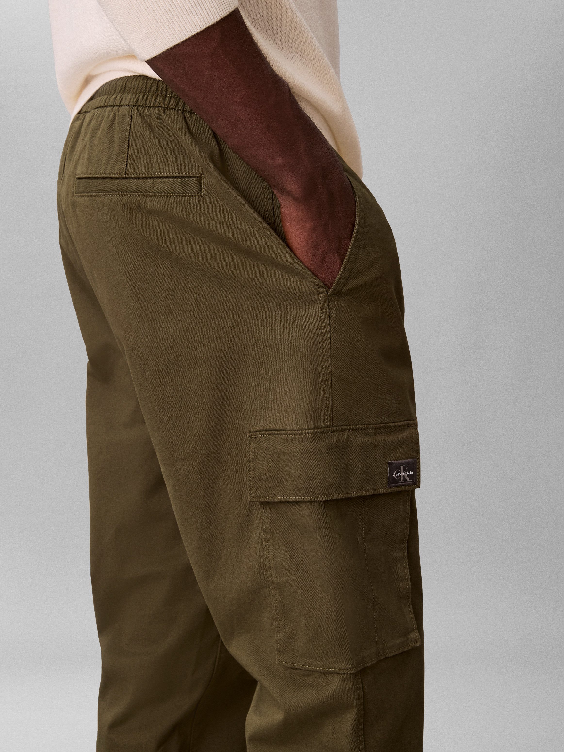 Calvin Klein Jeans Cargohose elastischer Bund, günstig online kaufen