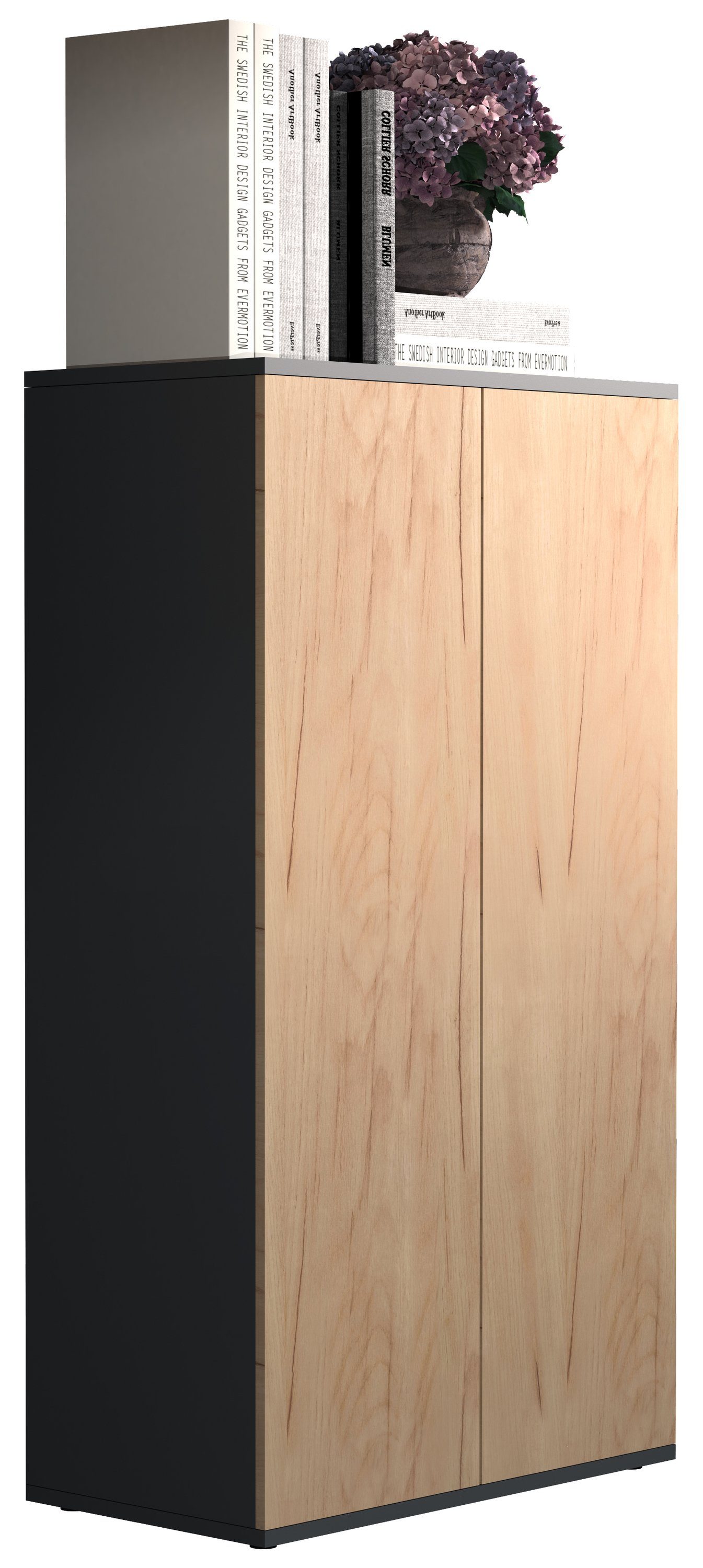 VCM Kommode Holz Kommode Sideboard Anrichte Dalosa 3 Drehtüren