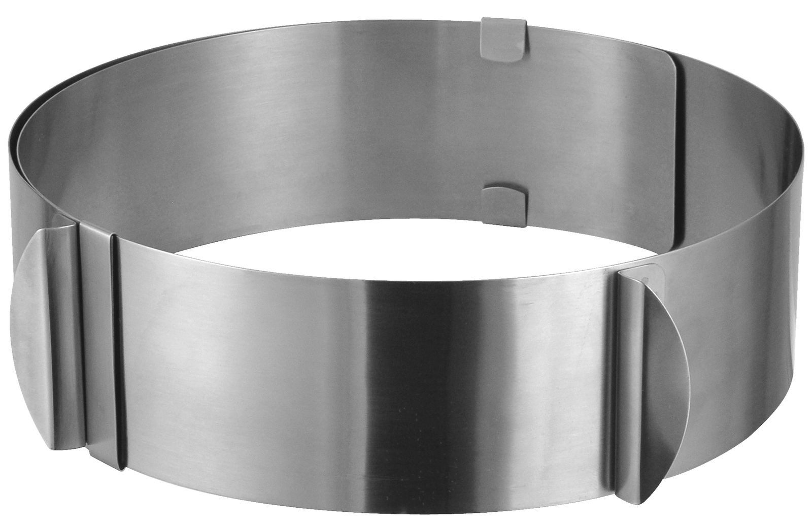 Gravidus Tortenring Edelstahl Tortenring verstellbar 16-30 cm