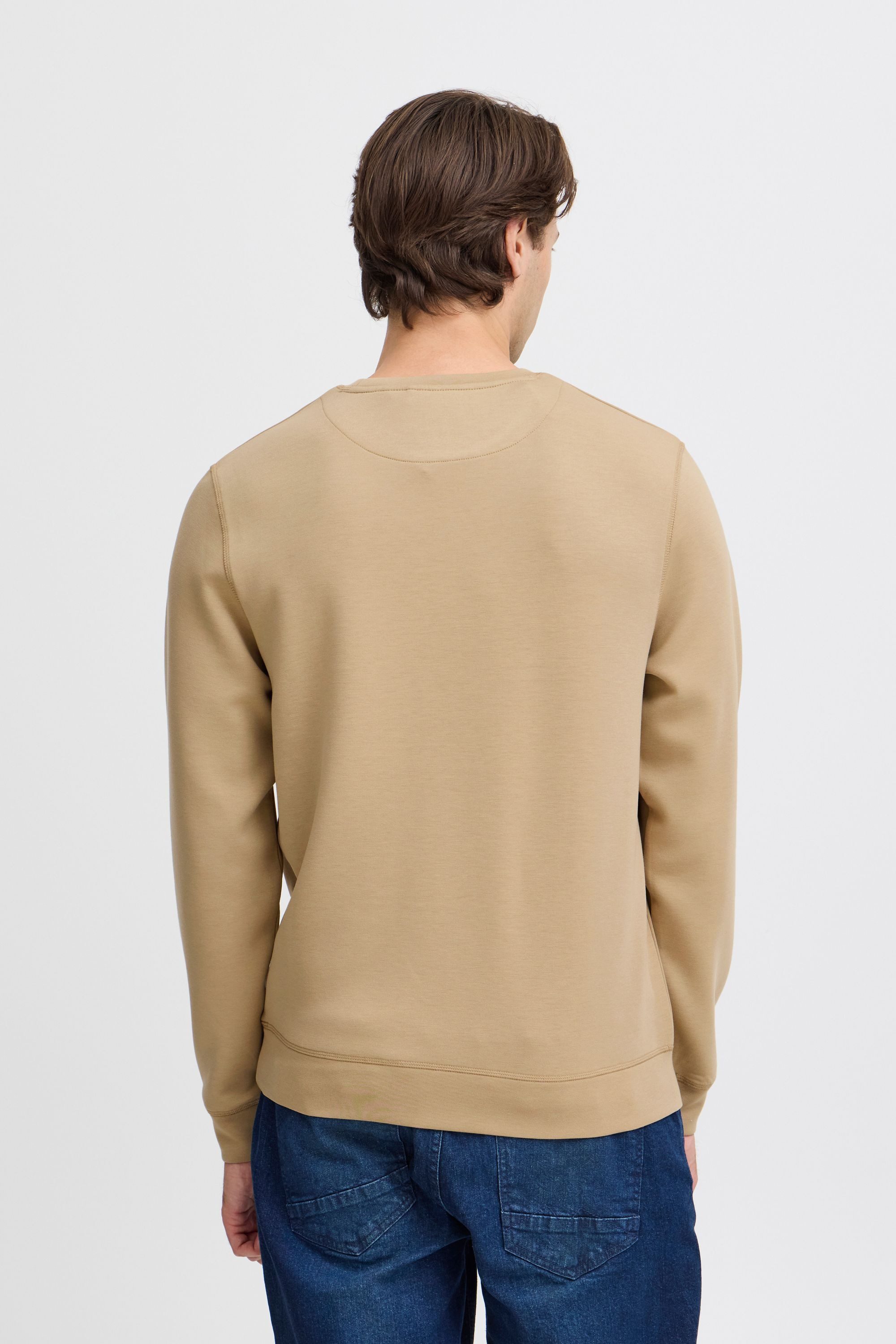 Blend Rundhalspullover BHSweatshirt Klassischer Sweatpullover mit Rundhalsausschnitt