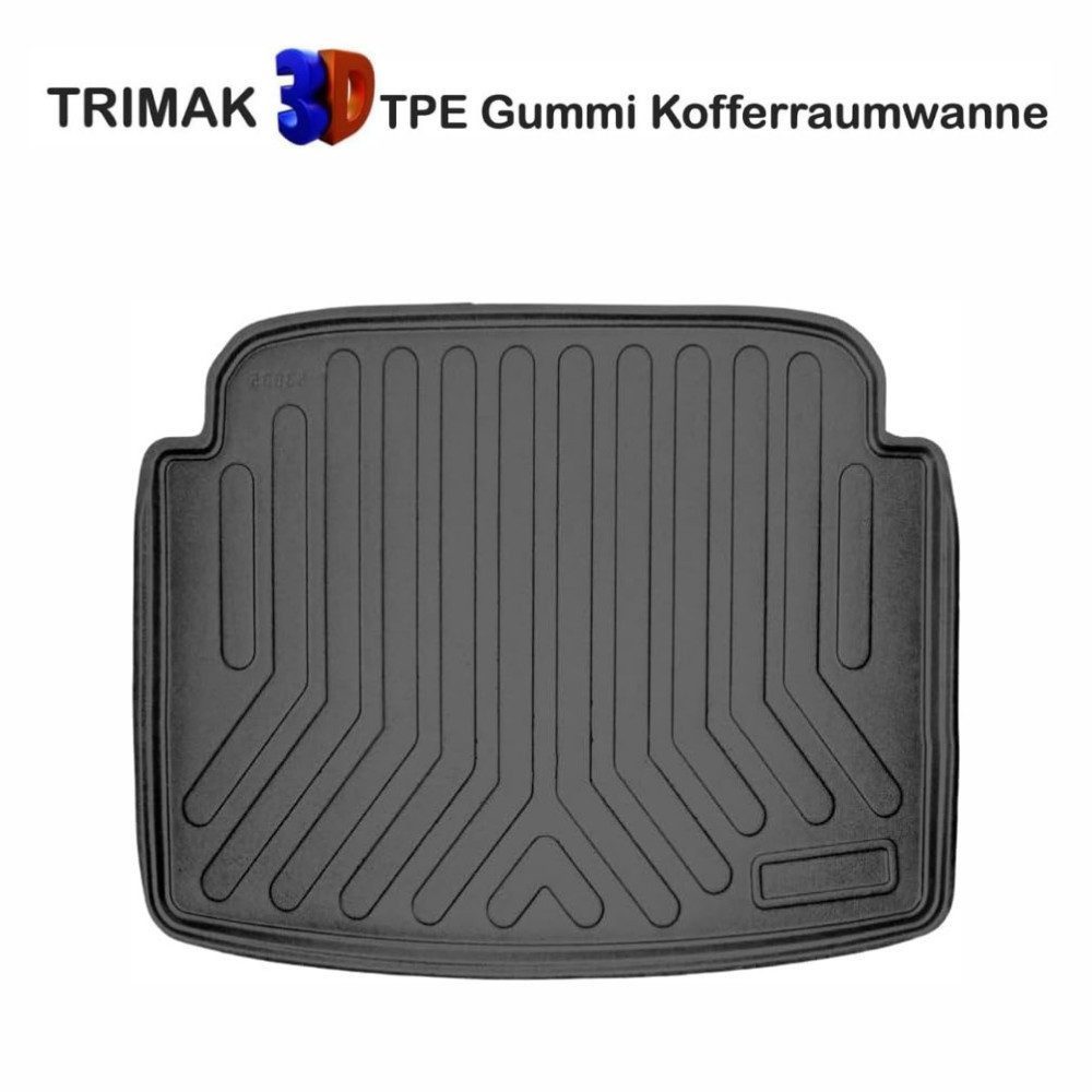 Trimak Passform-Fußmatten Oder Kofferraumwanne Oder Set kompatibel mit MG EV, MG4 Luxury ab 2022 Untere Kofferraummatte TPE Antirutschmatte