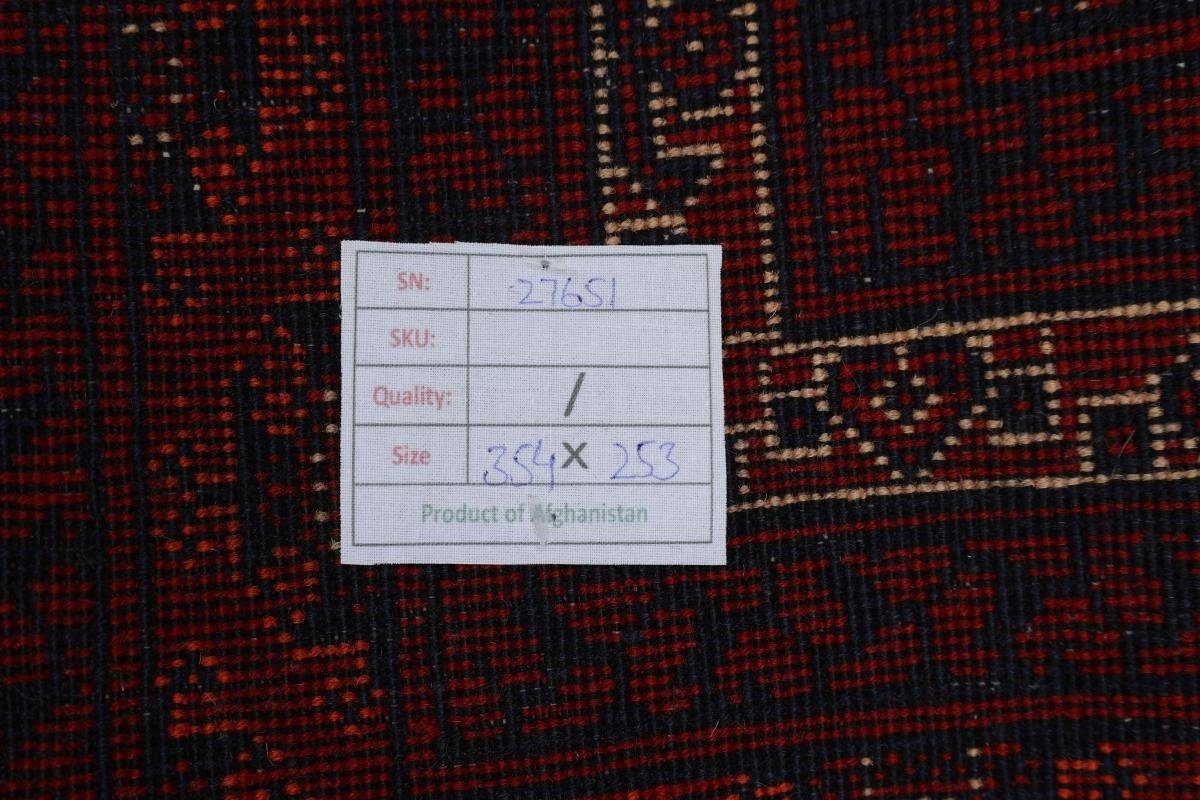 rechteckig, Handgeknüpfter Nain Trading, Höhe: Orientteppich Orientteppich, mm Mauri 253x354 Afghan 6