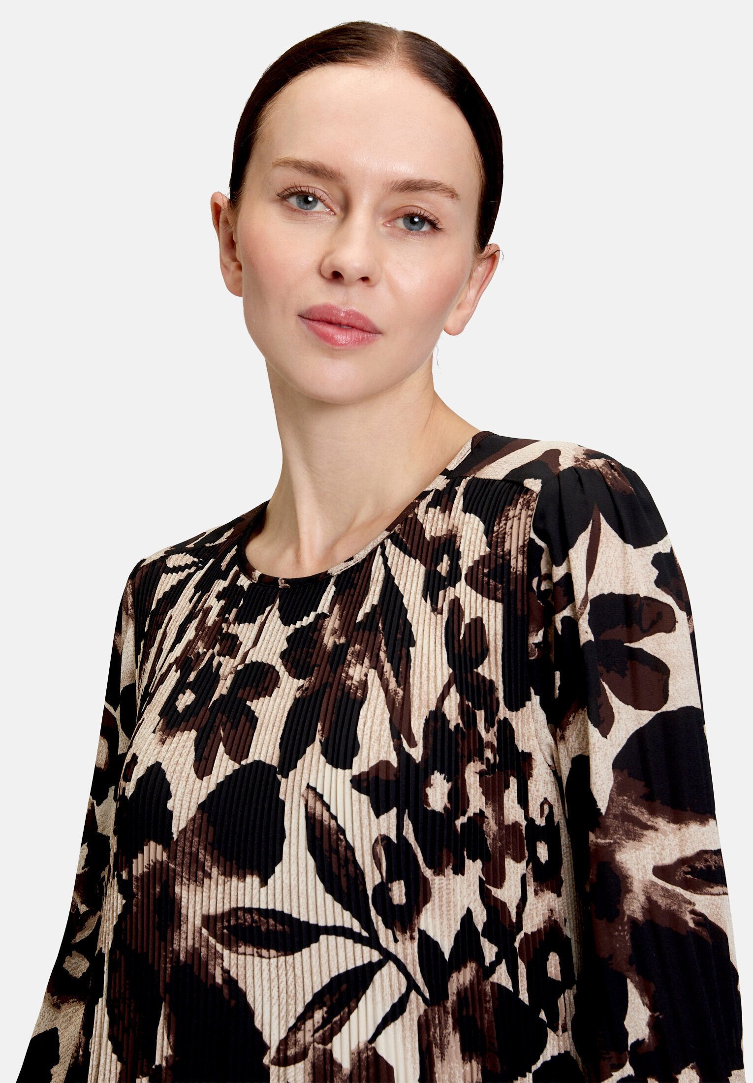 Betty Barclay Plisseekleid Damen langarm