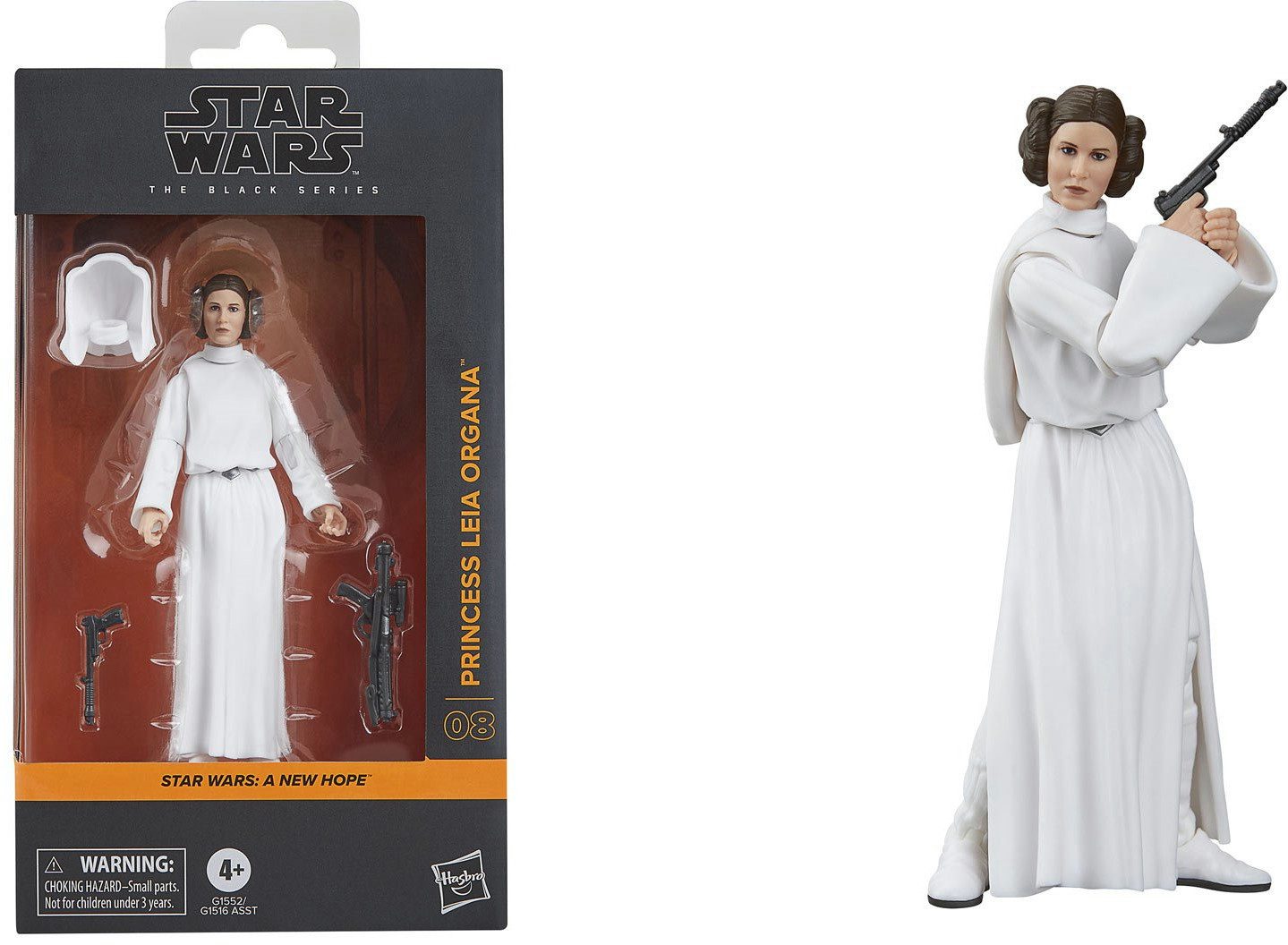 Hasbro Actionfigur Star Wars The Black Series 08 A New Hope Princess Leia Organa 6 Inch A