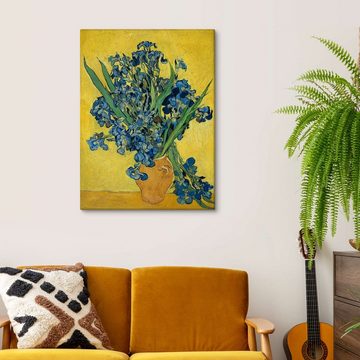 Posterlounge Leinwandbild Vincent van Gogh, Iris, 1890, Wohnzimmer Malerei
